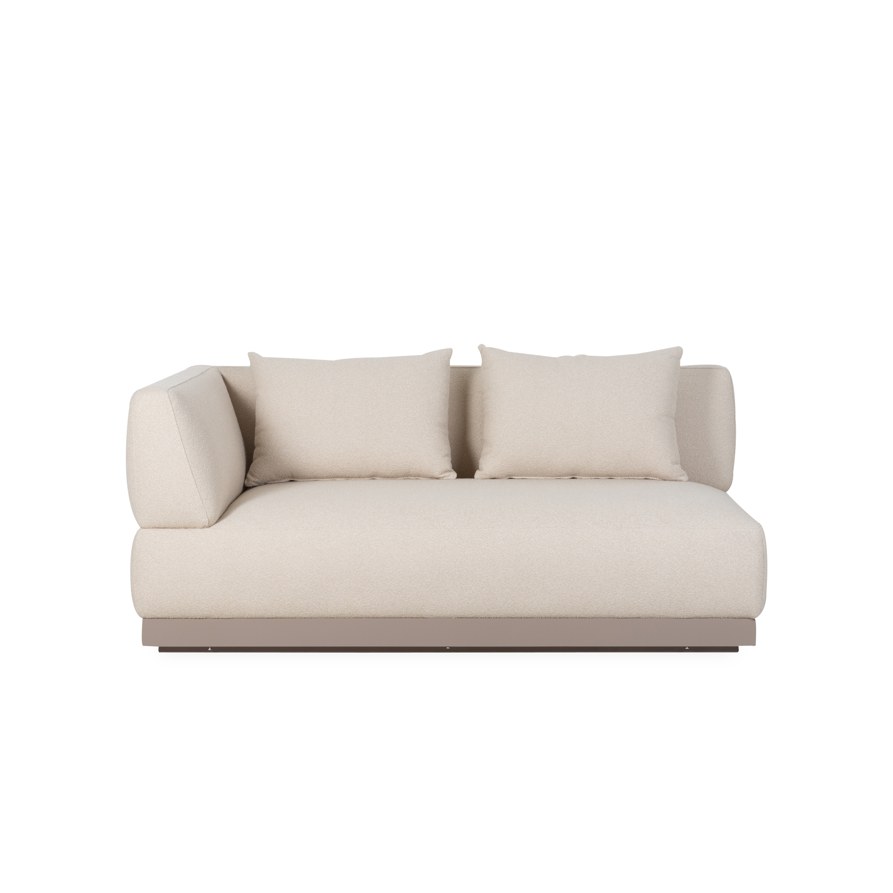 Luxury Amalfi Sectional Sofa - Modern Upholstered Fabric Couch with Reversible Chaise for Living Room, Family Room & Lounge Areas