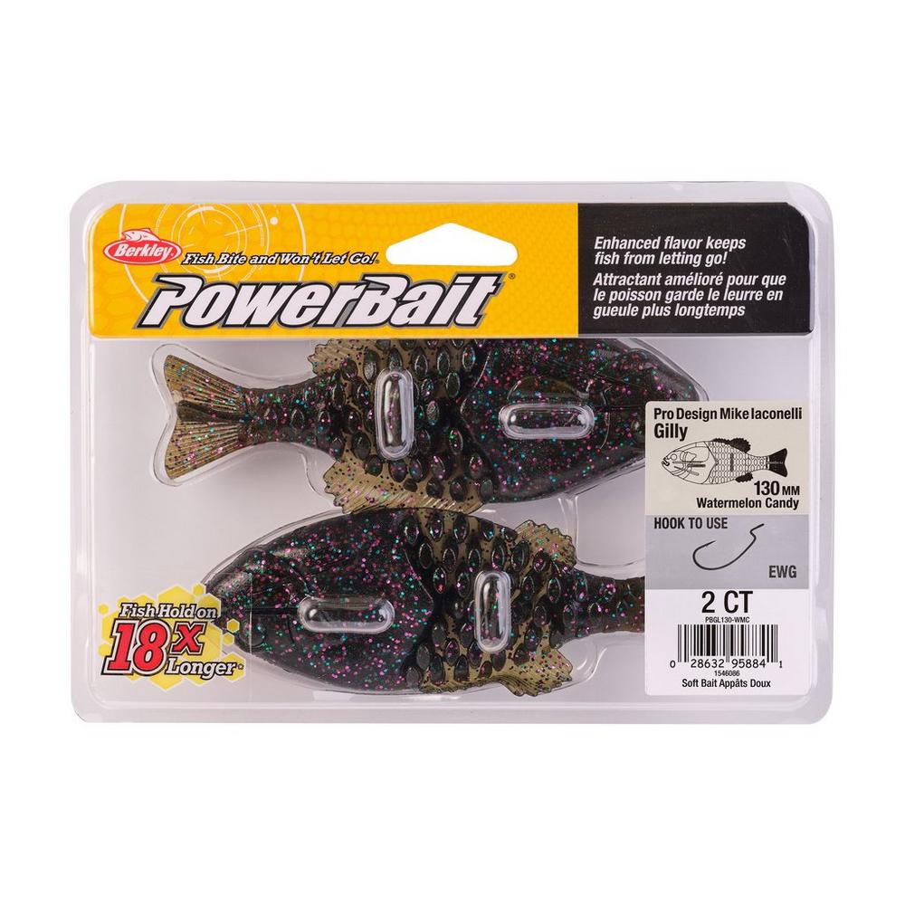 Berkley PowerBait Gilly Swimbait Fishing Lure - Designed by Mike Iaconelli - Perfect for Bass, Trout, and Freshwater Fishing