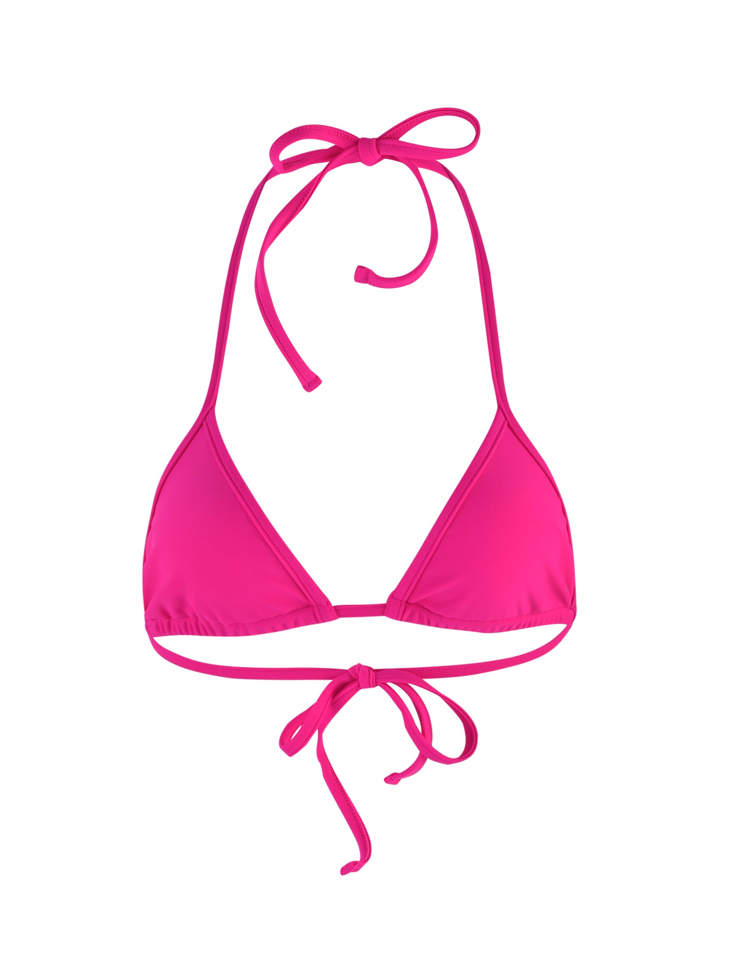 LULA BIKINI TOP - Hot Pink Women's Swimwear | Sexy Push Up Bikini Top for Beach, Pool & Summer Vacation