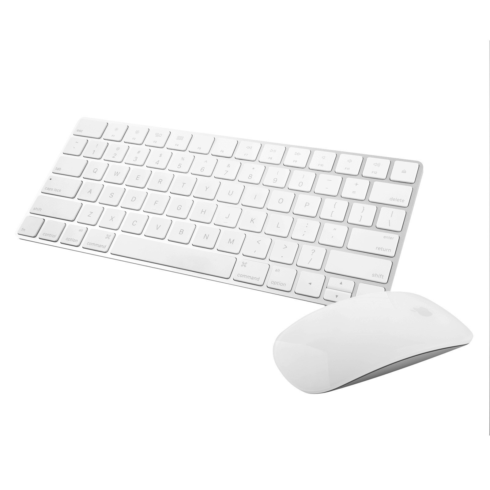 Apple Magic Keyboard 2 & Magic Mouse 2 Bundle - MLA22LL/A & MLA02LL/A (Renewed) - Wireless Bluetooth Keyboard and Mouse Combo for Mac, iPad, iPhone - Perfect for Home Office, Work & Creative Projects