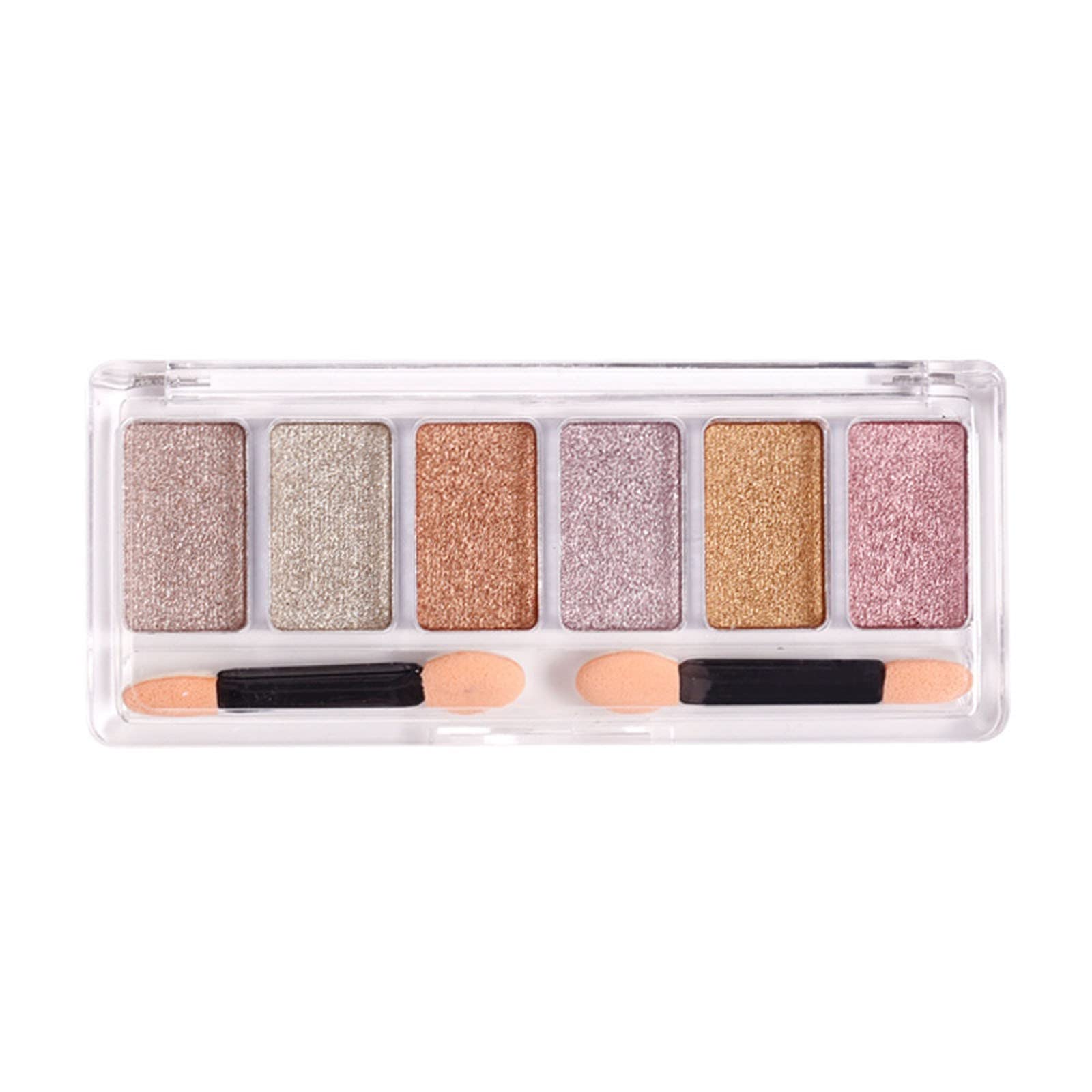 6 Colors Mirror Glitter Powder for Nails - Ice Transparent Mermaid Shell Fairy Dust for Nail Art & Extensions - Perfect for Toes, DIY Manicures & Salon Use