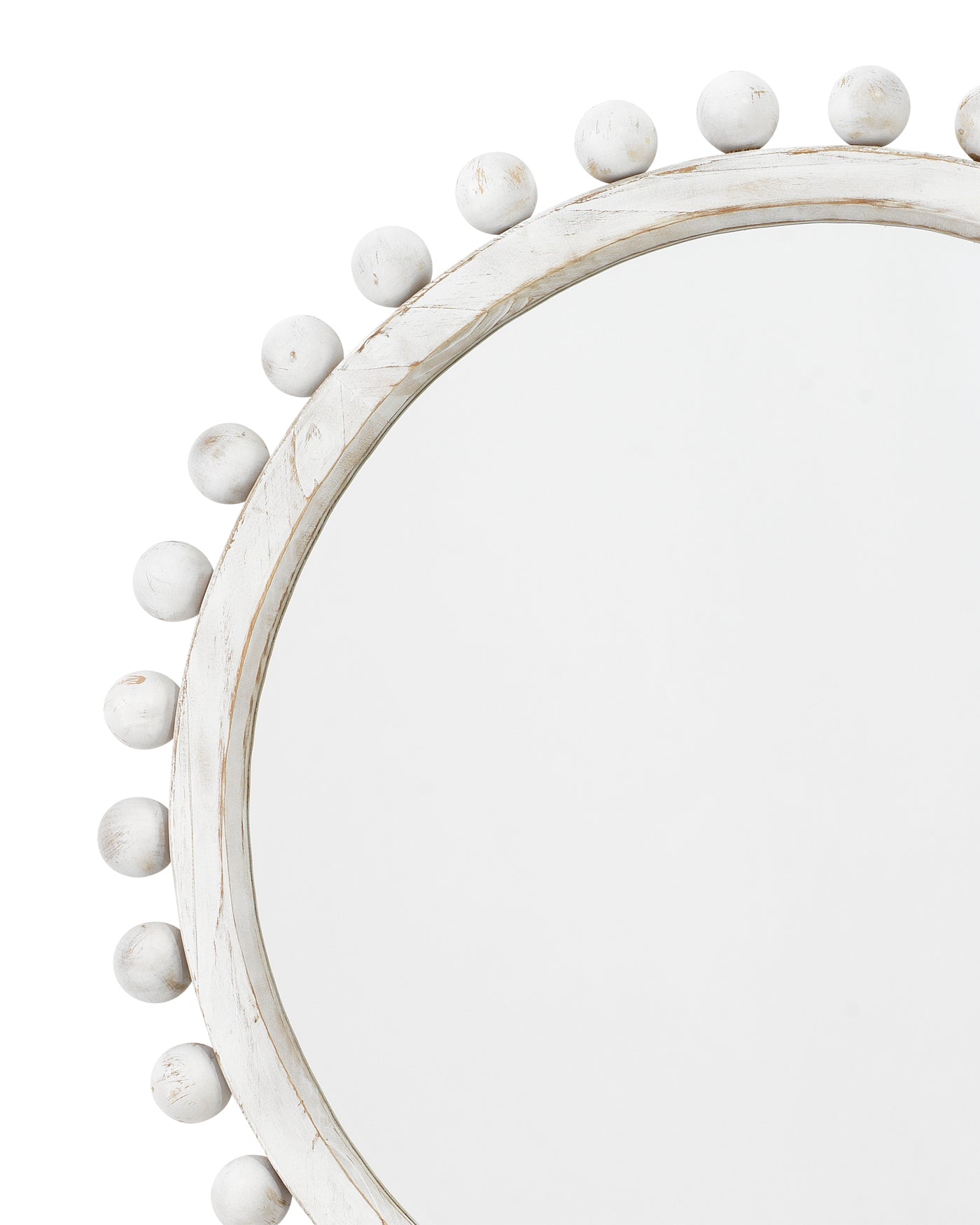 Brighton White Mirror - Elegant Wall Mirror for Home Decor, Bathroom, Bedroom & Living Room - Perfect for Vanity, Dressing Area & Interior Design