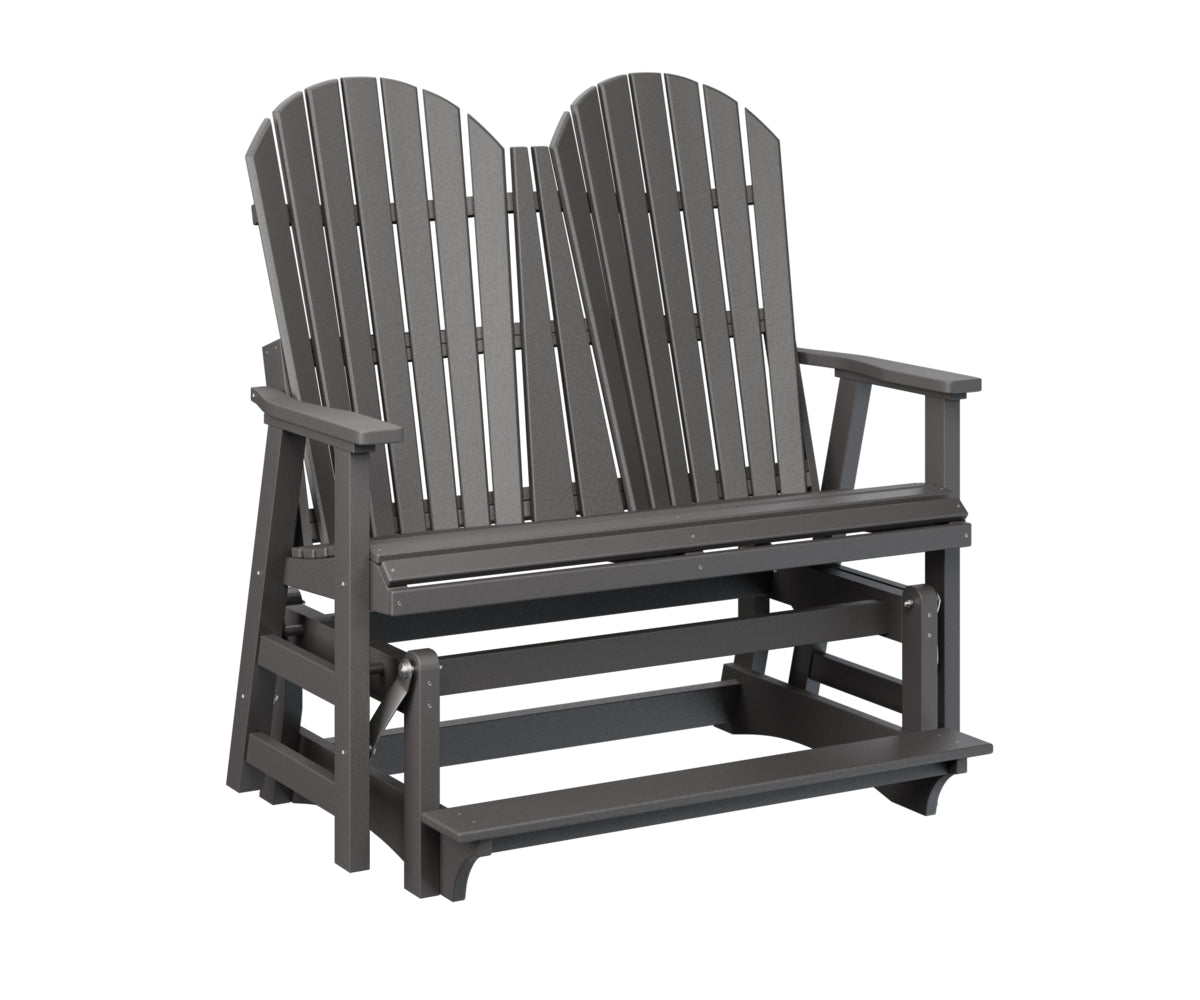 Berlin Gardens ComfoBack Double Counter Glider - Outdoor Patio Swing Bench for Porch, Garden, Deck & Backyard Relaxation
