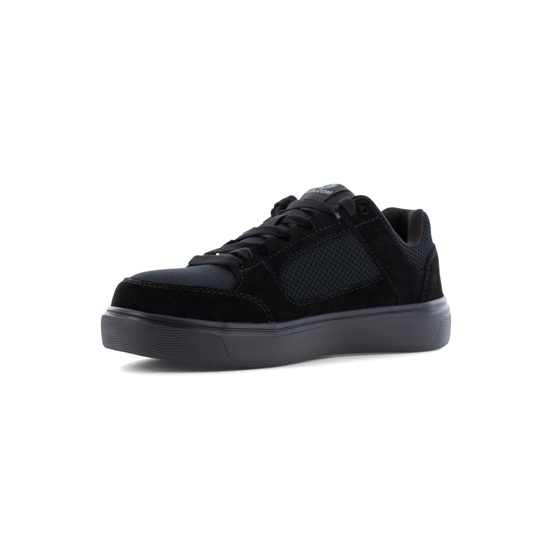 Best Composite Toe Skate Shoes for Work - Black Safety Shoes for Men & Women | Perfect for Construction, Warehouse & Skating