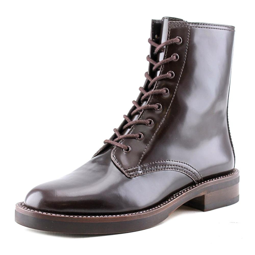 COACH Eddison Box Calf Leather Ankle Boots in Oxblood - Stylish Women's Chelsea Boots for Work, Date Night & Fall Fashion