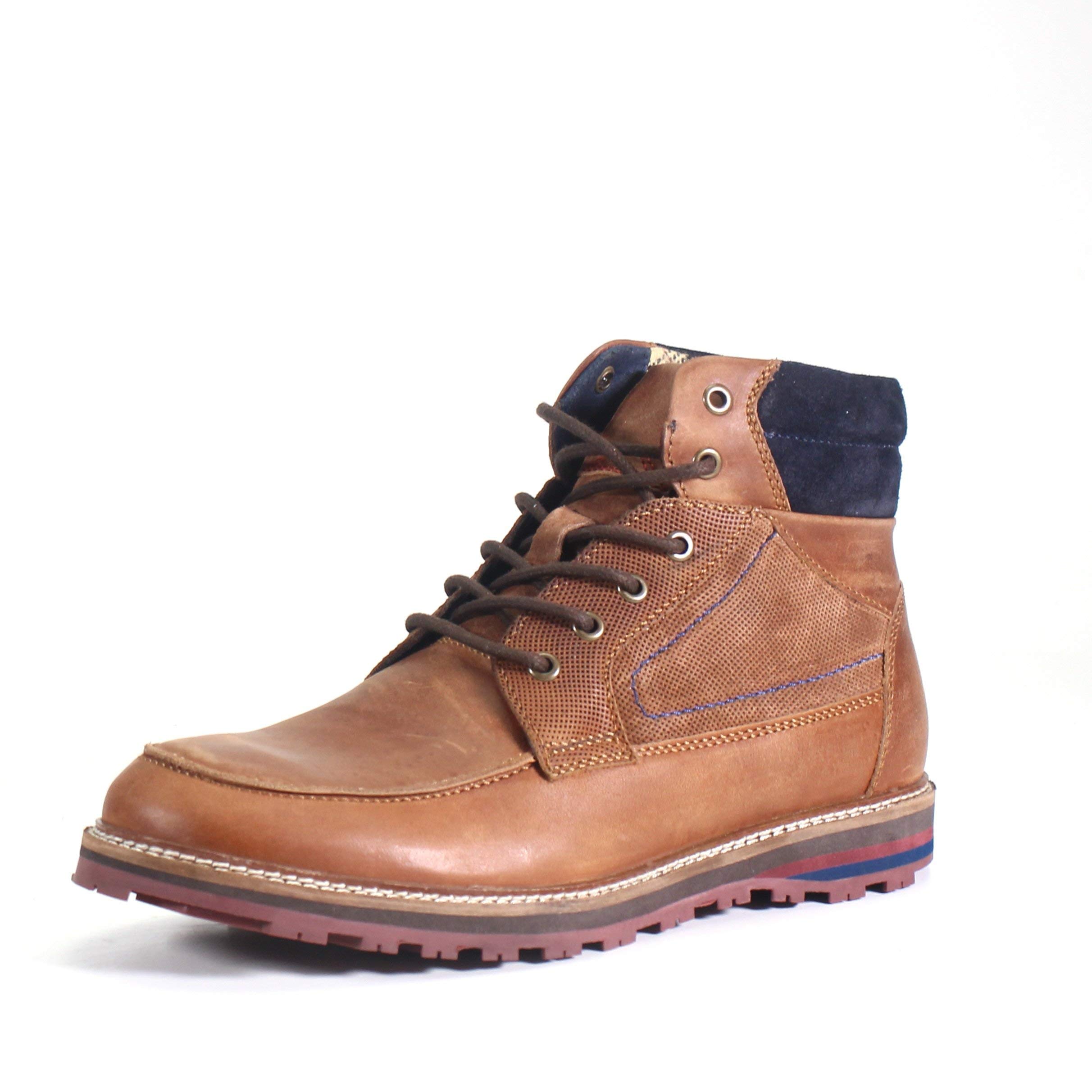 Testosterone Men's Hill Daze Genuine Leather Work Boots - Soft-Toe Utility Boots for Construction, Hiking & Outdoor Activities