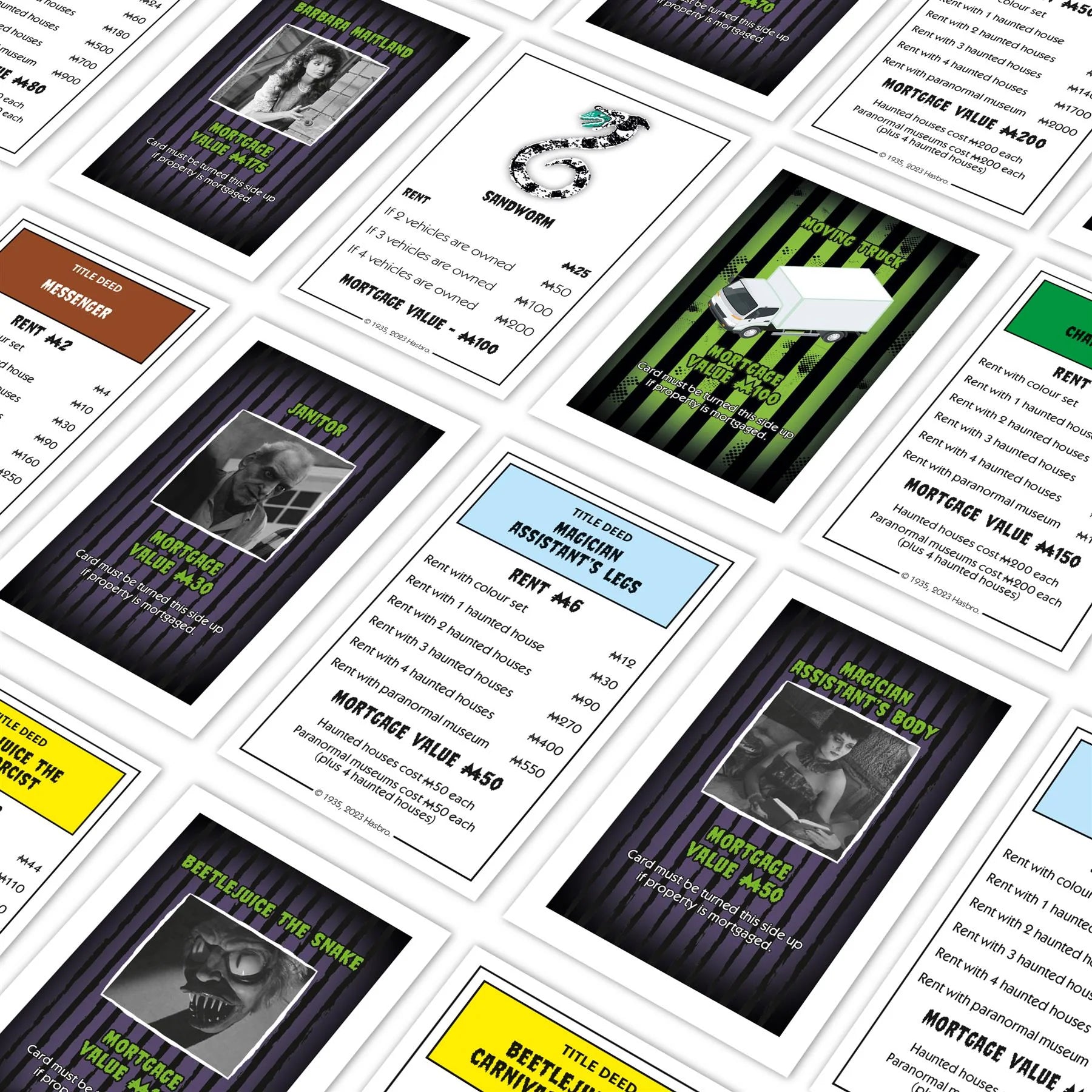 Beetlejuice Monopoly Board Game - Family Fun Movie Edition for Game Nights, Parties & Collectors | Based on the Classic Film | Perfect for Halloween & Themed Events