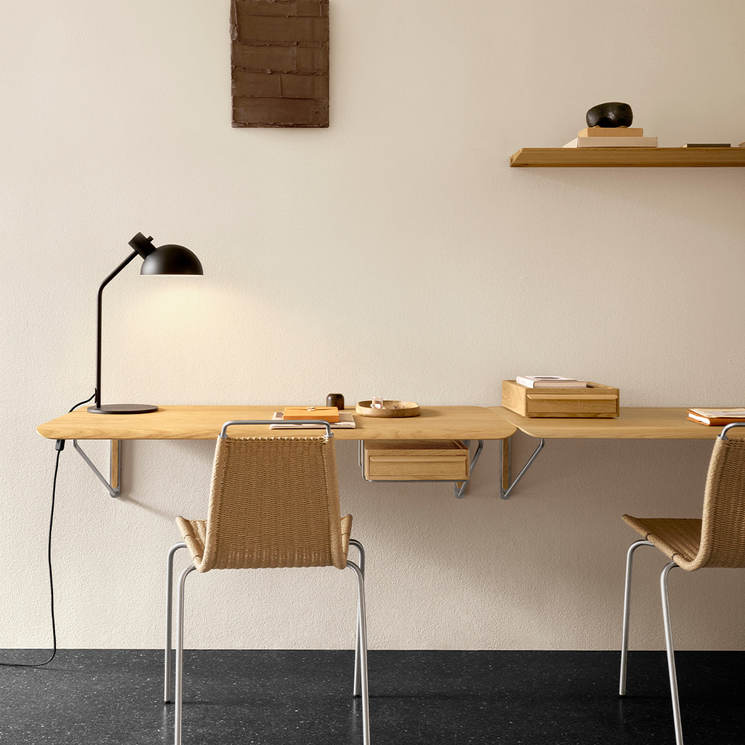 AB019 Wall-Mounted Desk with Drawer - Space-Saving Home Office & Study Workstation for Small Rooms