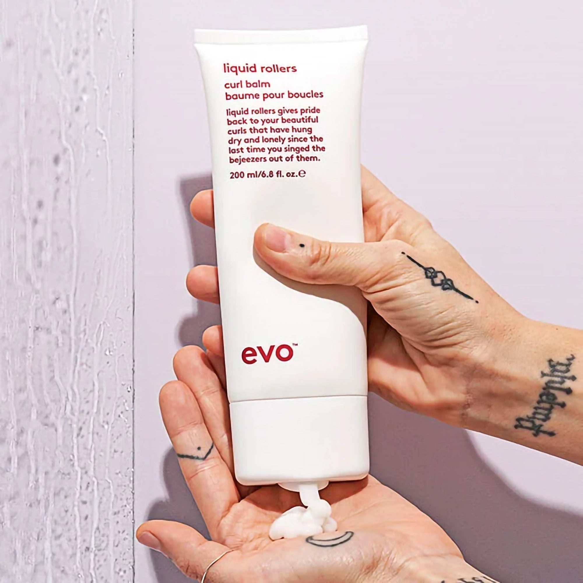 Evo Liquid Rollers Curl Balm - Hydrating Styling Cream for Defined Curls & Waves - Perfect for Natural Hair, Frizz Control & Beachy Waves