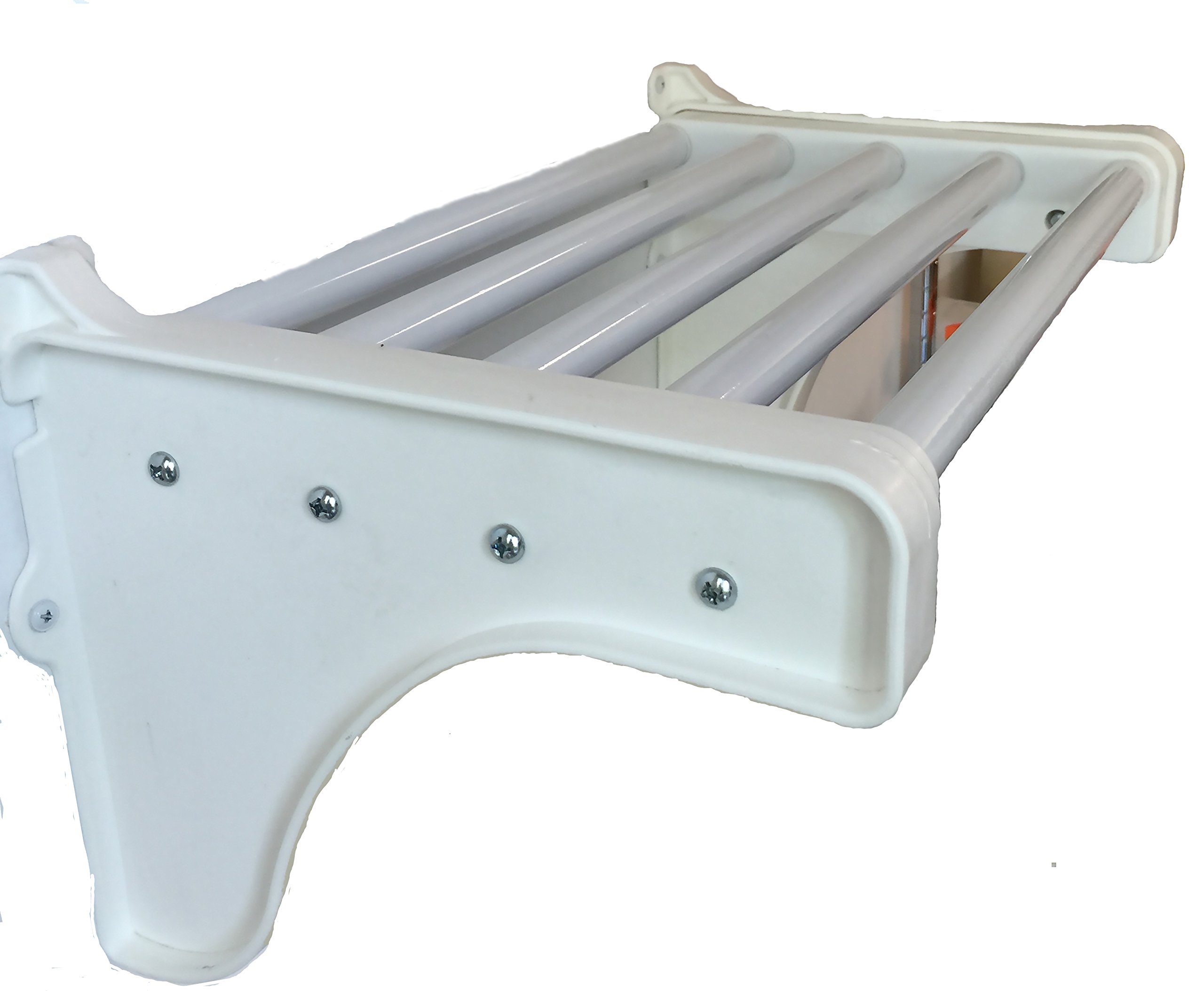 EZ Shelf - Expandable DIY 4-Shelf Modern Closet Organizer (19.5