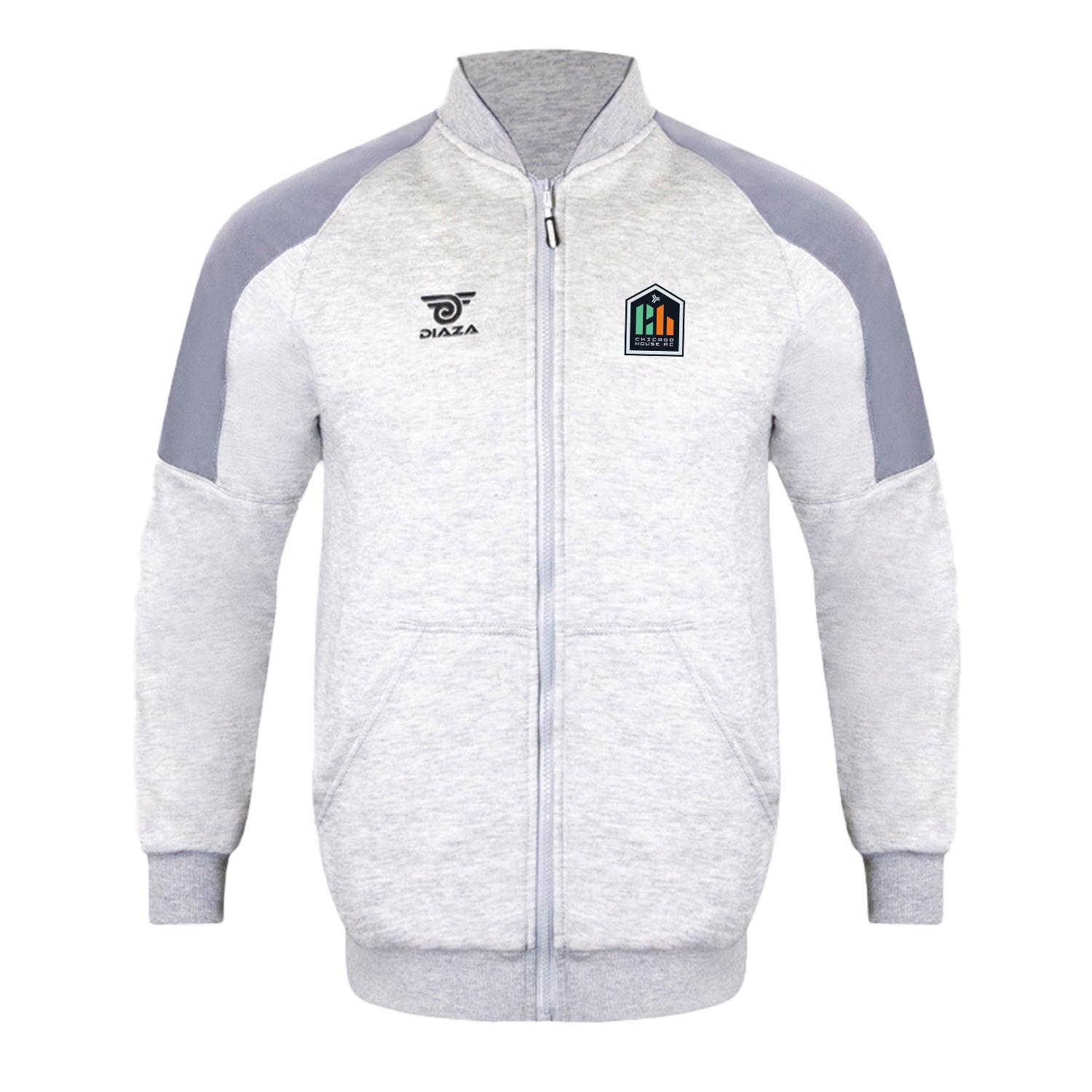 Vintage Chicago House Jacket for Men & Women - Grey Retro Style Coat - Perfect for Casual Outfits, Streetwear & Urban Fashion