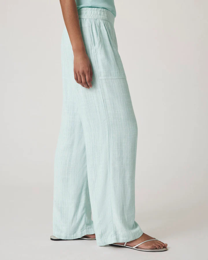 Layla Women's Linen Blend Striped Pants - Comfortable & Stylish Casual Trousers for Summer, Travel, and Office Wear