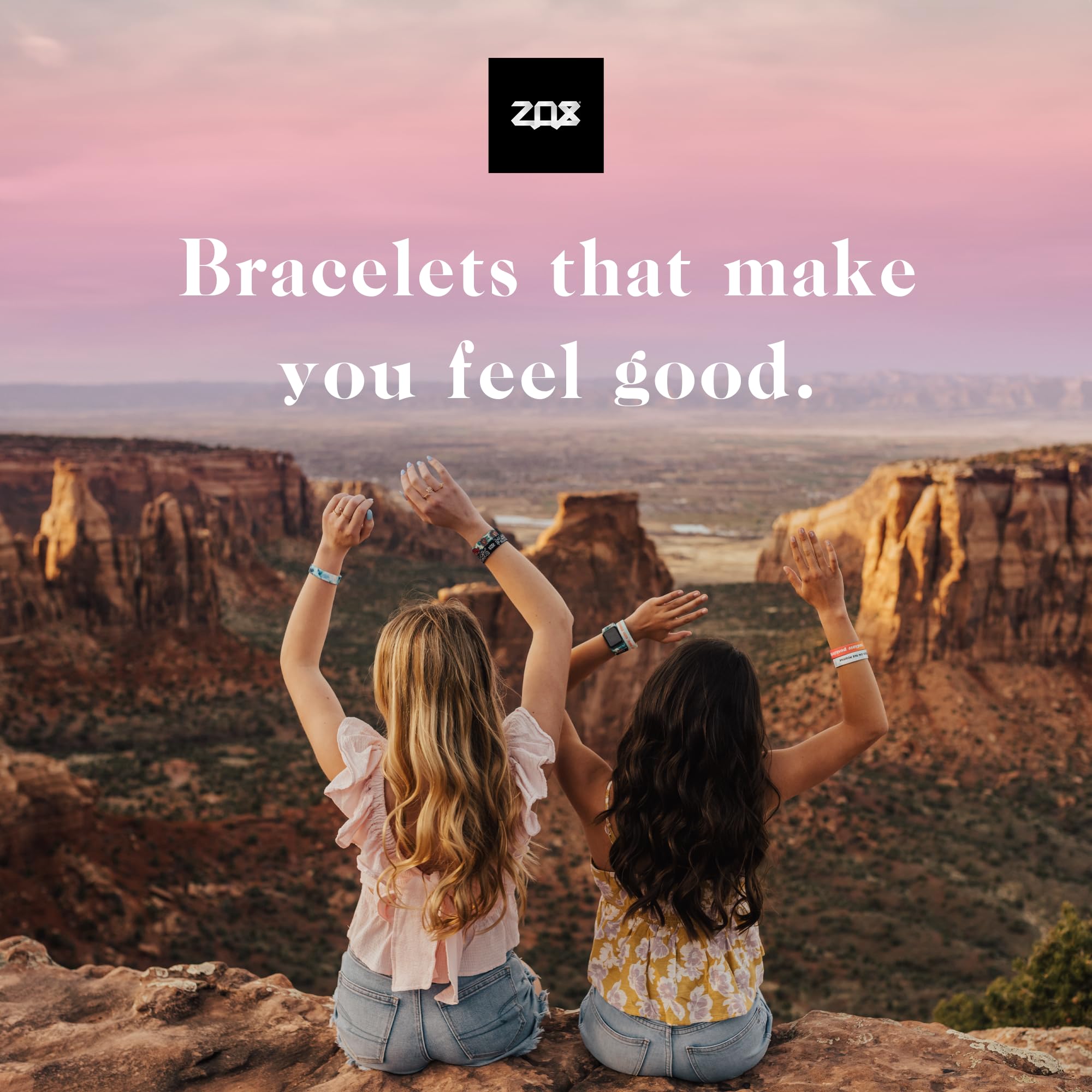 ZOX Stretchy Elastic Bracelets with Motivational Affirmations & Artwork - Adjustable Wristbands for Men & Women - Perfect Gift for Yoga, Meditation & Daily Inspiration