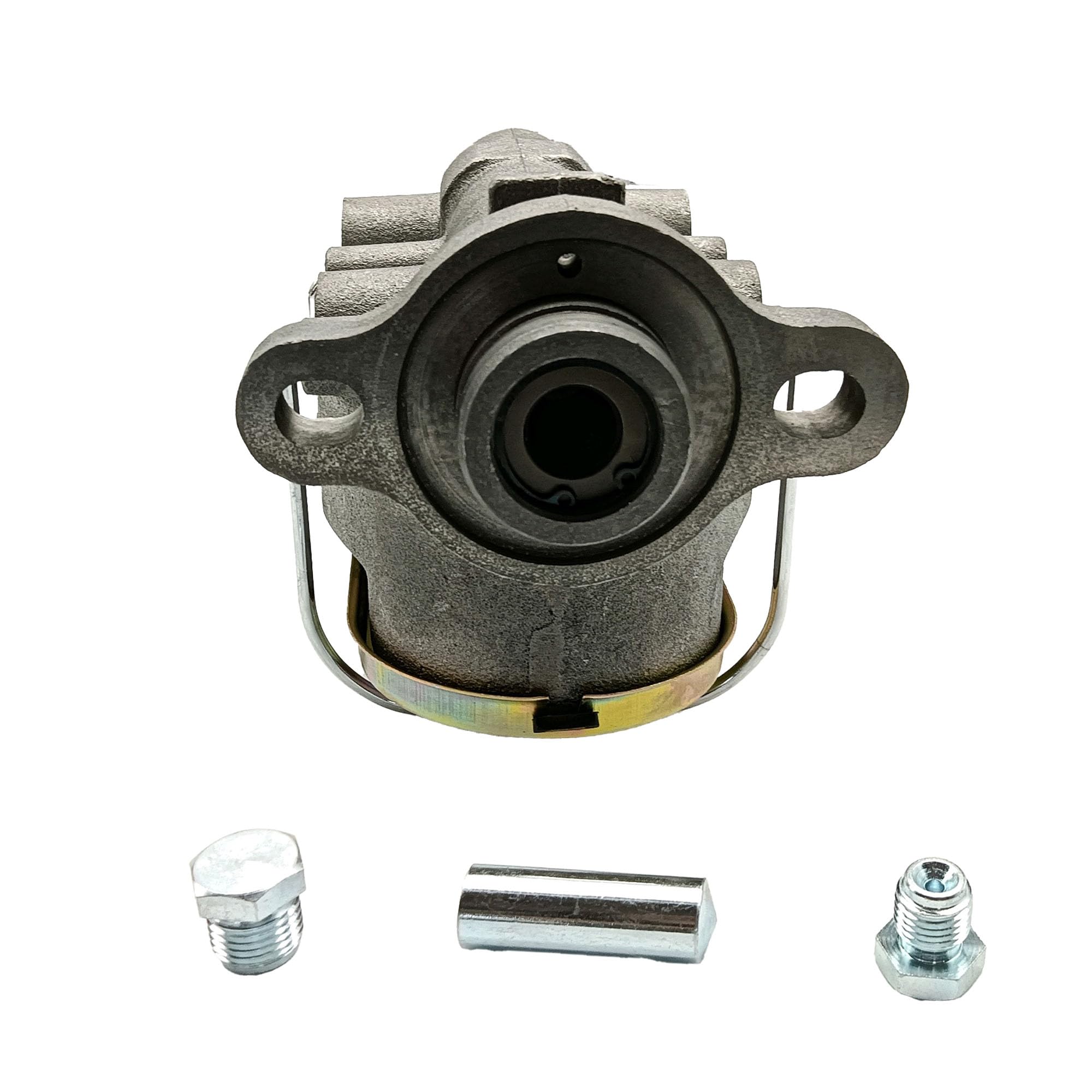 7 Inch Zinc Dual Power Brake Booster Kit with 1 Inch Bore Bail Top Master Cylinder - Universal Booster Conversion Kit RSRB03123 for Classic Cars & Hot Rods - Improve Braking Performance for Safer Driving
