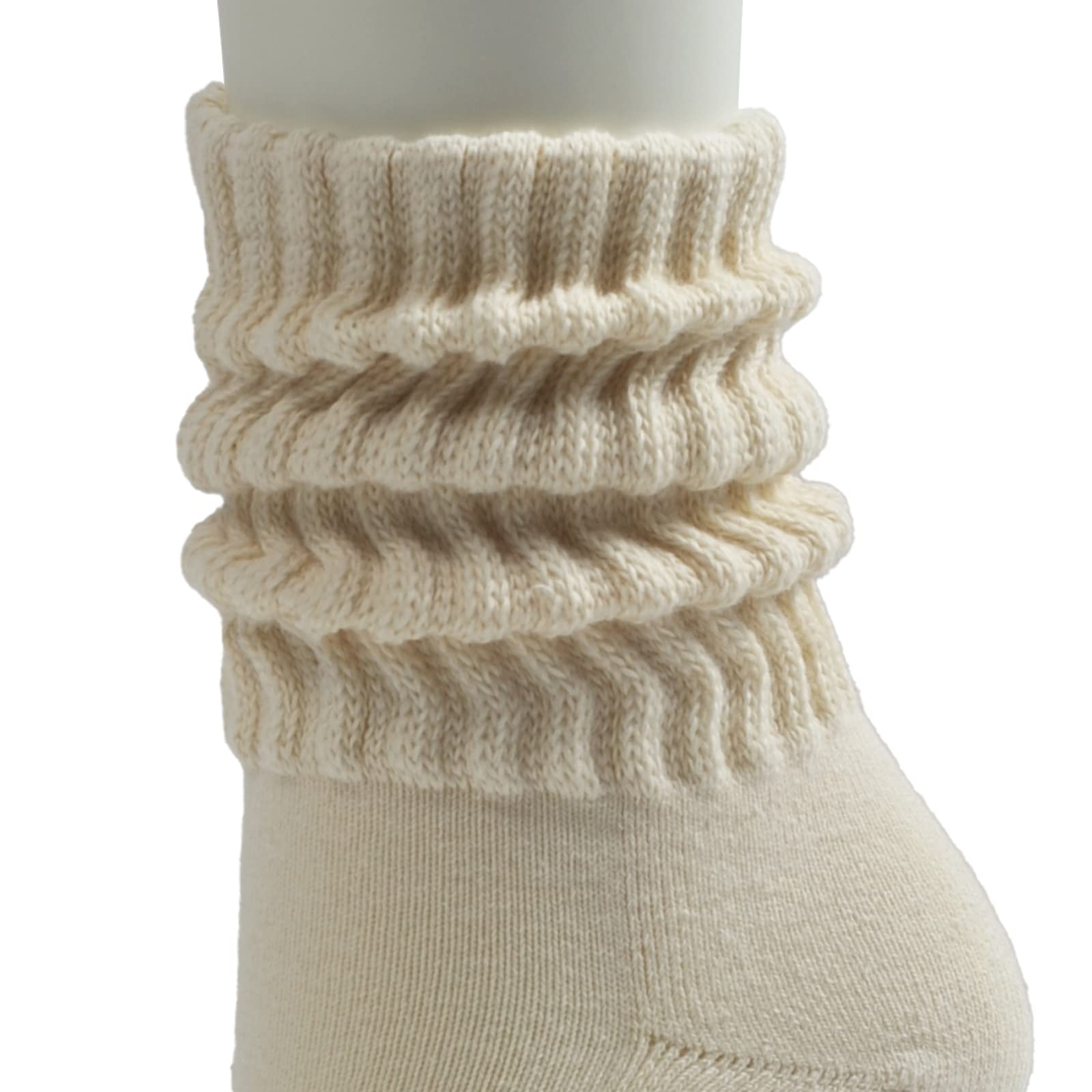Intgoodluckycc Women's Slouch Scrunch Socks - High Tube Socks for Casual Wear, Sports & Fashion Outfits