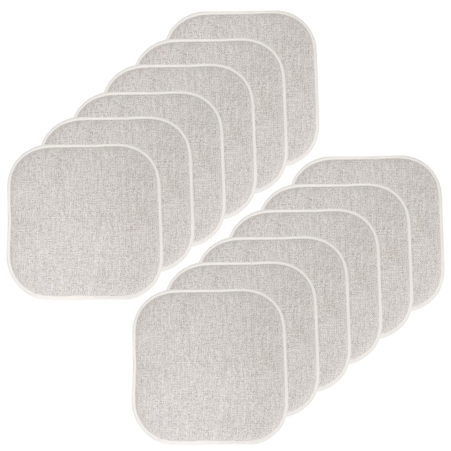 **Sweet Home Collection Memory Foam Chair Cushion – Non-Slip Honeycomb Pattern, 16