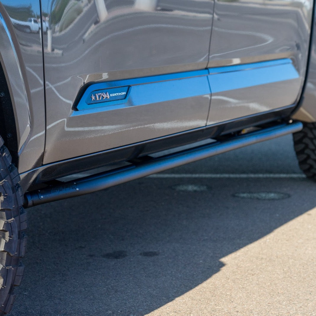 2022-2024 Toyota Tundra SDHQ Built Rock Sliders - Heavy Duty Off-Road Side Steps for Adventure & Truck Protection (Perfect for Rock Crawling & Overlanding)
