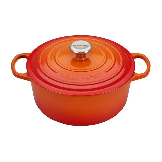 Le Creuset 5.5 Quart Round Dutch Oven - Enameled Cast Iron Cookware for Braising, Stewing & Baking - Perfect for Soups, Casseroles & Bread Making