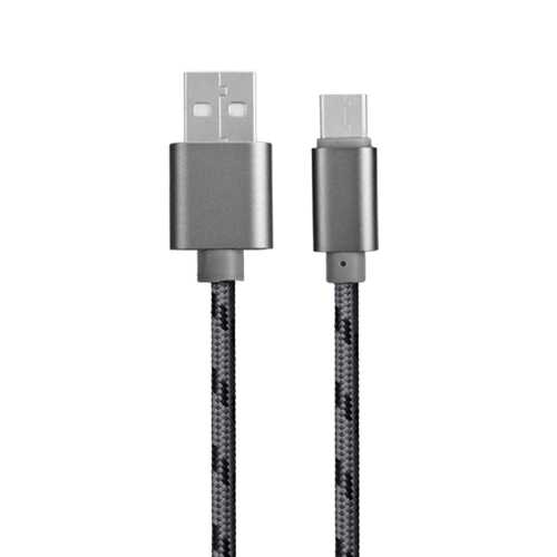 Earldom 1M USB 3.1 Type C Nylon Braided Fast Charging Cable for iPhone 15/Samsung Galaxy/Tablet - Durable & Tangle-Free Charger for Home, Office & Travel