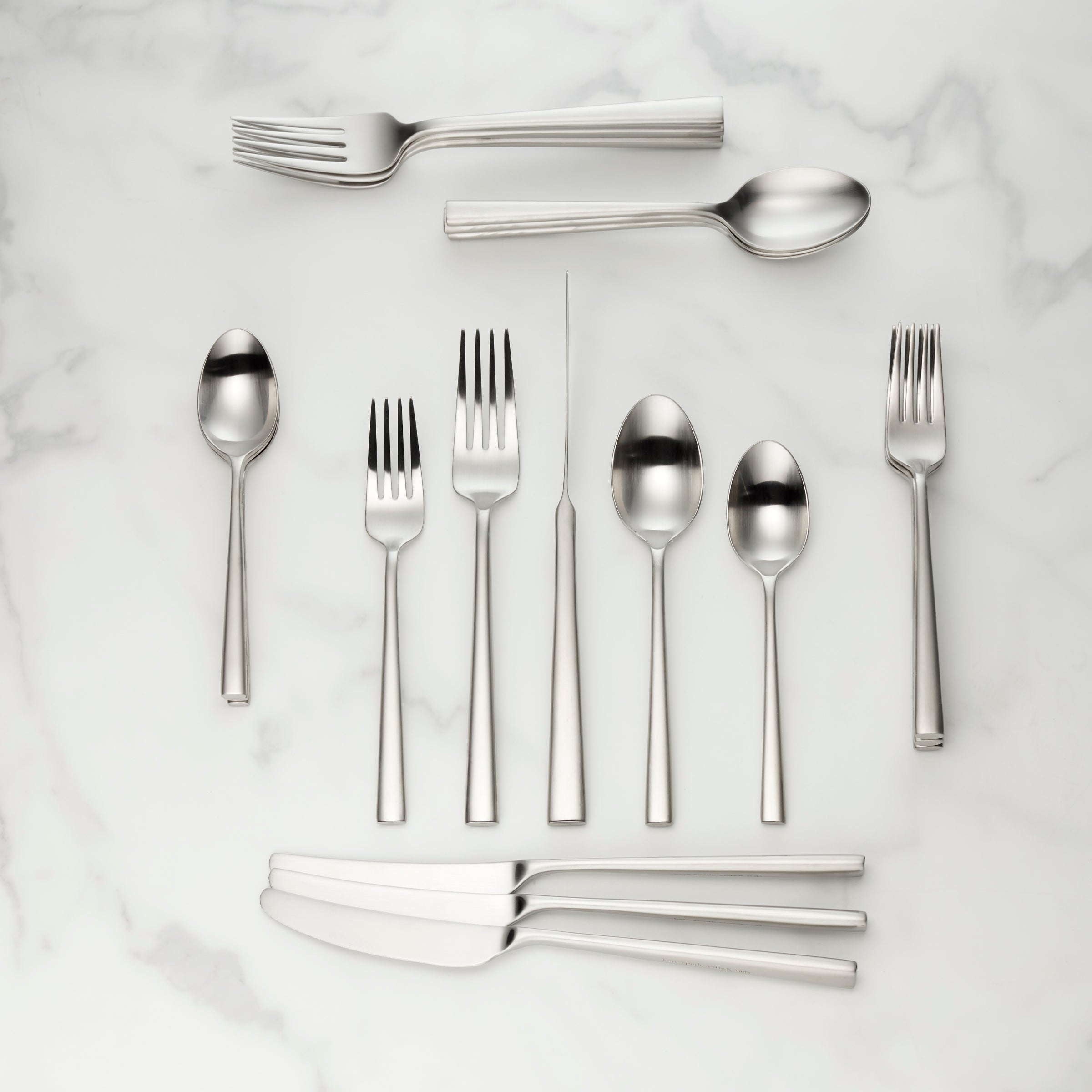 Premium Malmo Satin 20-Piece Flatware Set - Stainless Steel Silverware for 4 People - Elegant Dining Utensils for Wedding, Dinner Party & Everyday Use
