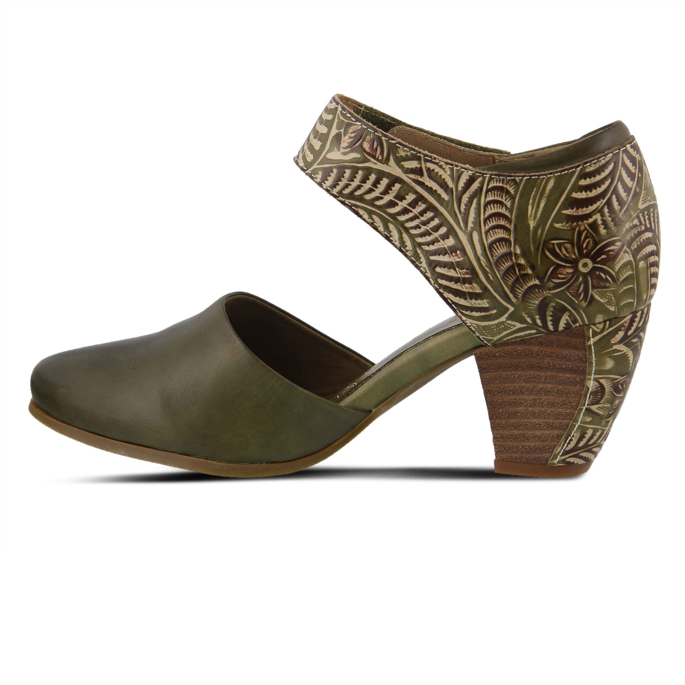Spring Step L'Artiste Women's Comfortable Toolie Pump Shoes - Elegant Low Heel Dress Pumps for Work, Office, and Special Occasions