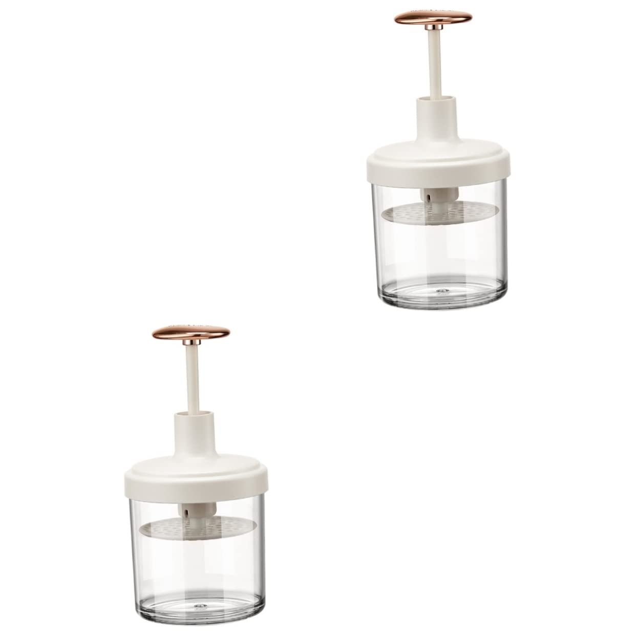 2pcs Plastic Foaming Cup - Facial Cleansing Bubble Maker for Deep Cleaning | Bubbler Trip Foam Maker Bottle for Face Wash & Skincare | Perfect for Spa, Salon, and Home Beauty Routine