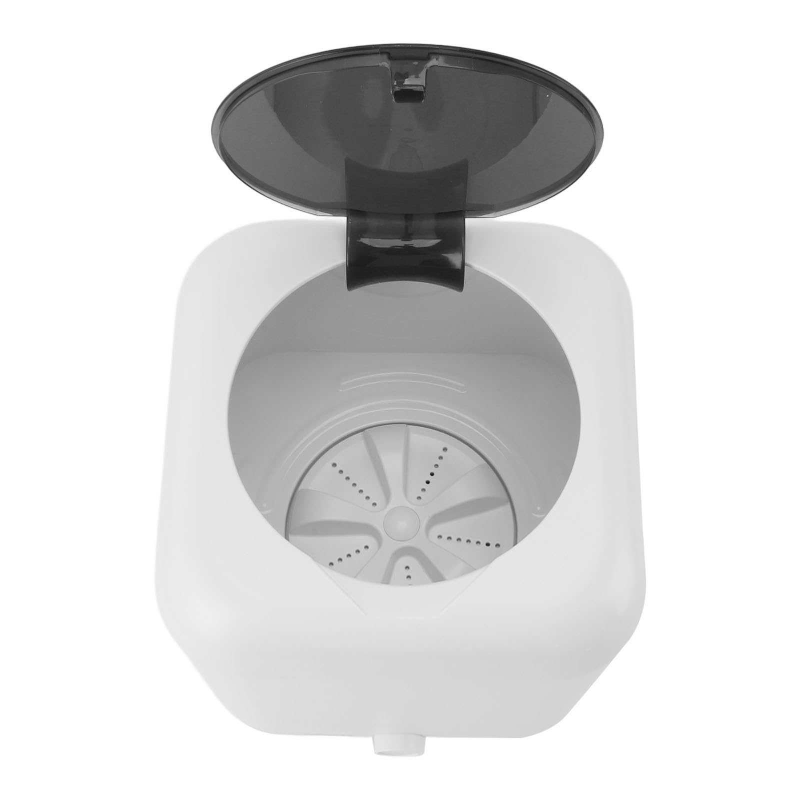 Portable Mini Washing Machine - USB Rechargeable Compact Washer with 5/10/20min Timer, 5V Top Load PP Design for Home, Dorm, RV & Travel (White) - Perfect for Small Laundry, Baby Clothes & Undergarments