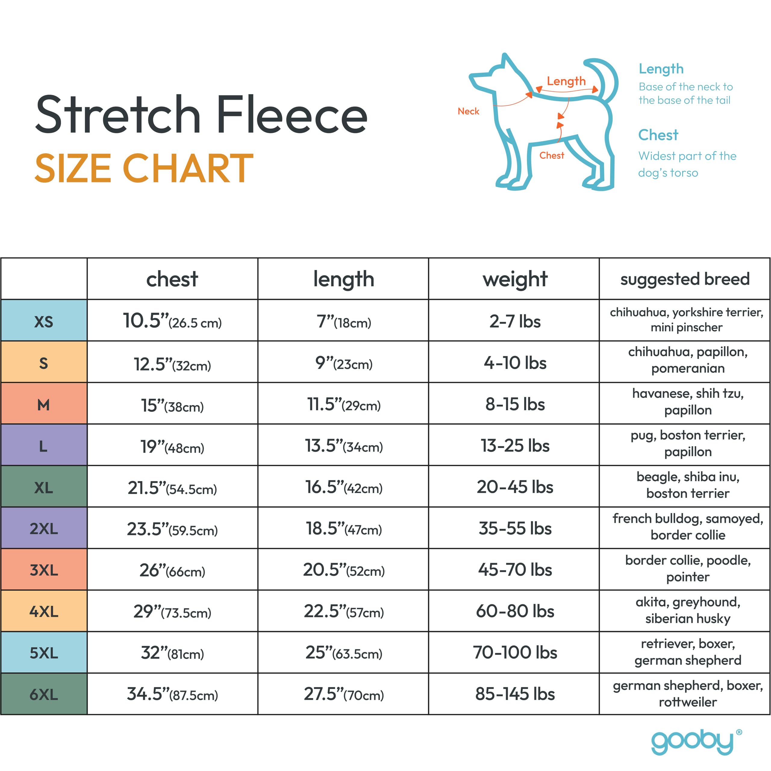 Gooby Microfiber Stretch Fleece Vest Dog Sweater - Warm Pullover Fleece Jacket for Small to Large Dogs (Tomato Red, 5X-Large) - Perfect for Winter Walks, Outdoor Adventures & Cold Weather Protection