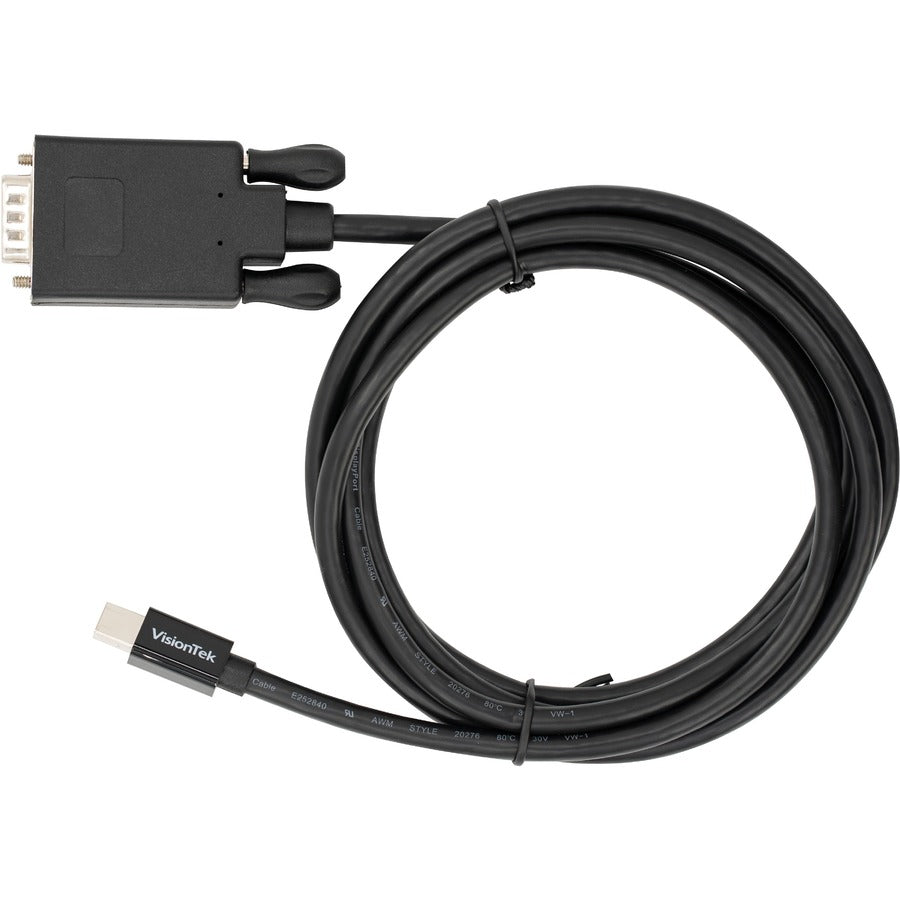2M Mini DisplayPort to VGA Active Cable Male to Male - Connect Laptop to Monitor for Home Office & Gaming Setup