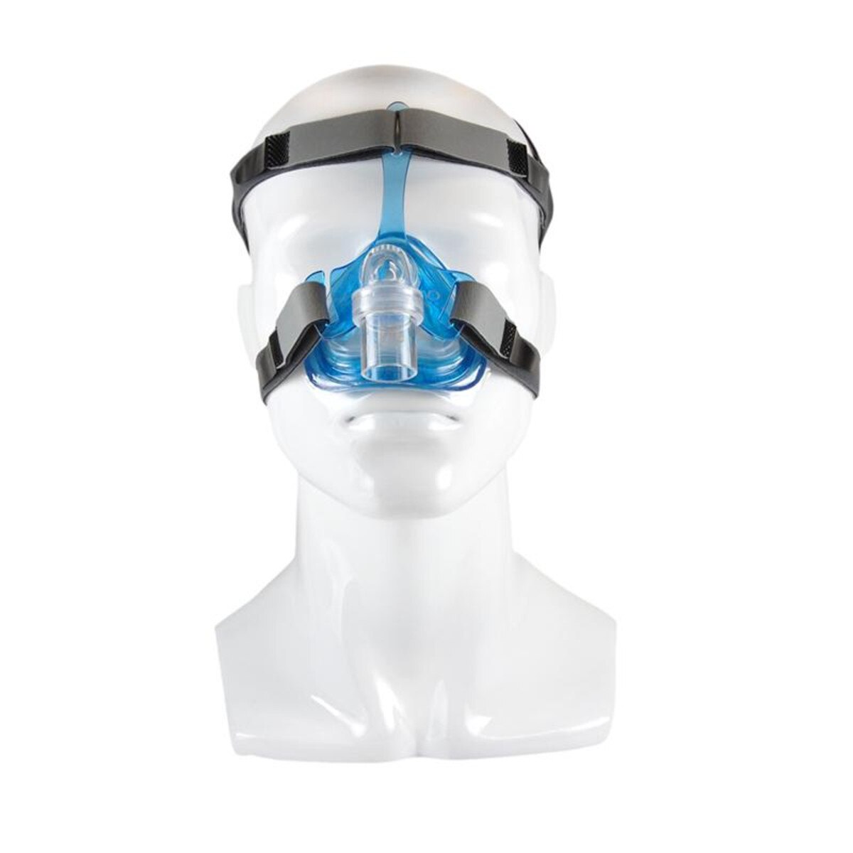 Ascend CPAP Nasal Mask System with EZFit Headgear - Comfortable Sleep Apnea Therapy Mask for Adults - Perfect for Nighttime Breathing Treatment & Travel Use
