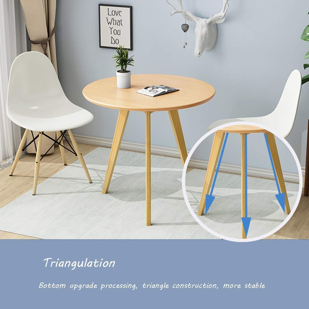 Compact Solid Wood Coffee Table - Lightweight Multipurpose Snack Table with Shelf for Small Apartments (45×45×47cm) | Perfect for Living Room, Dorm, Bedside & Studio Use