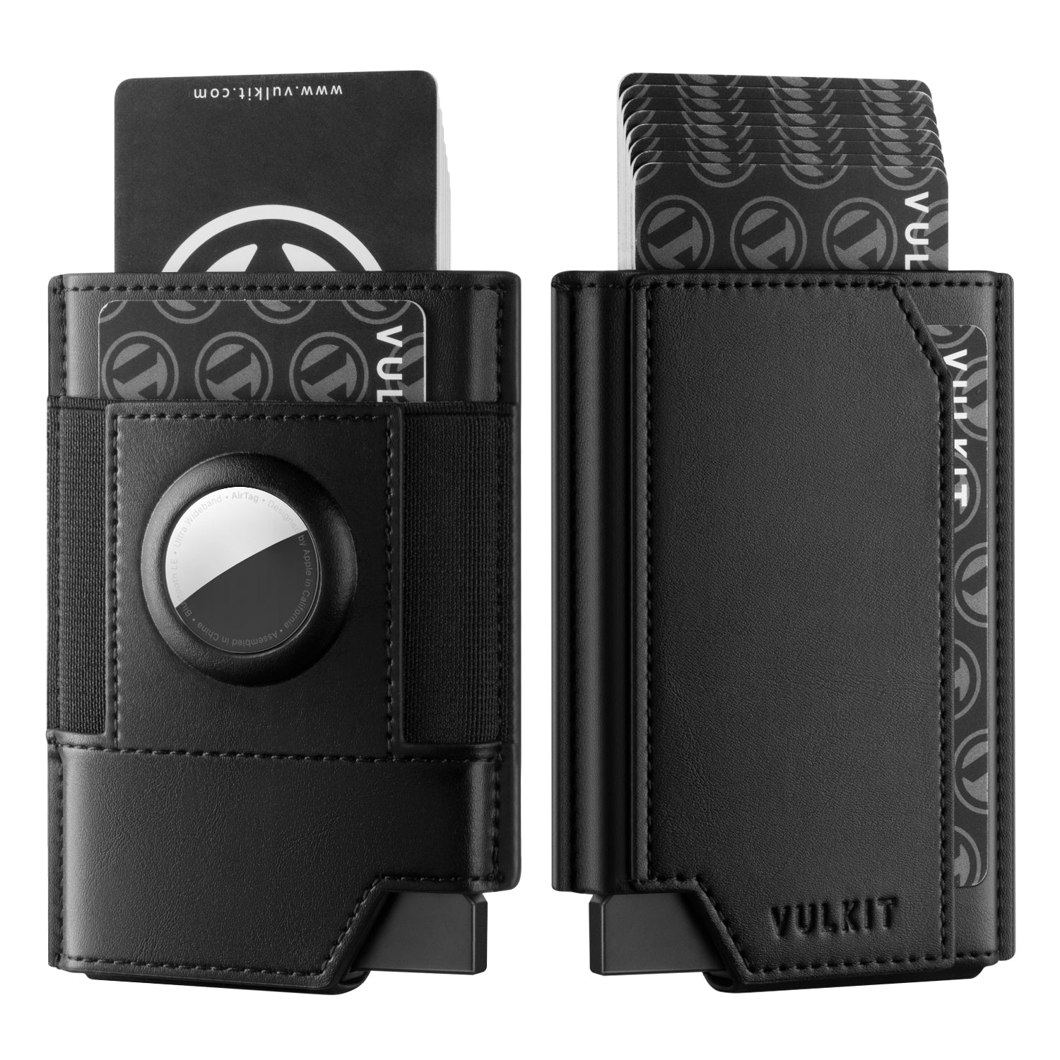 VC404 RFID Blocking Removable AirTag Wallet with Money Band & Secure Holder - Perfect for Travel, Daily Use & Anti-Theft Protection