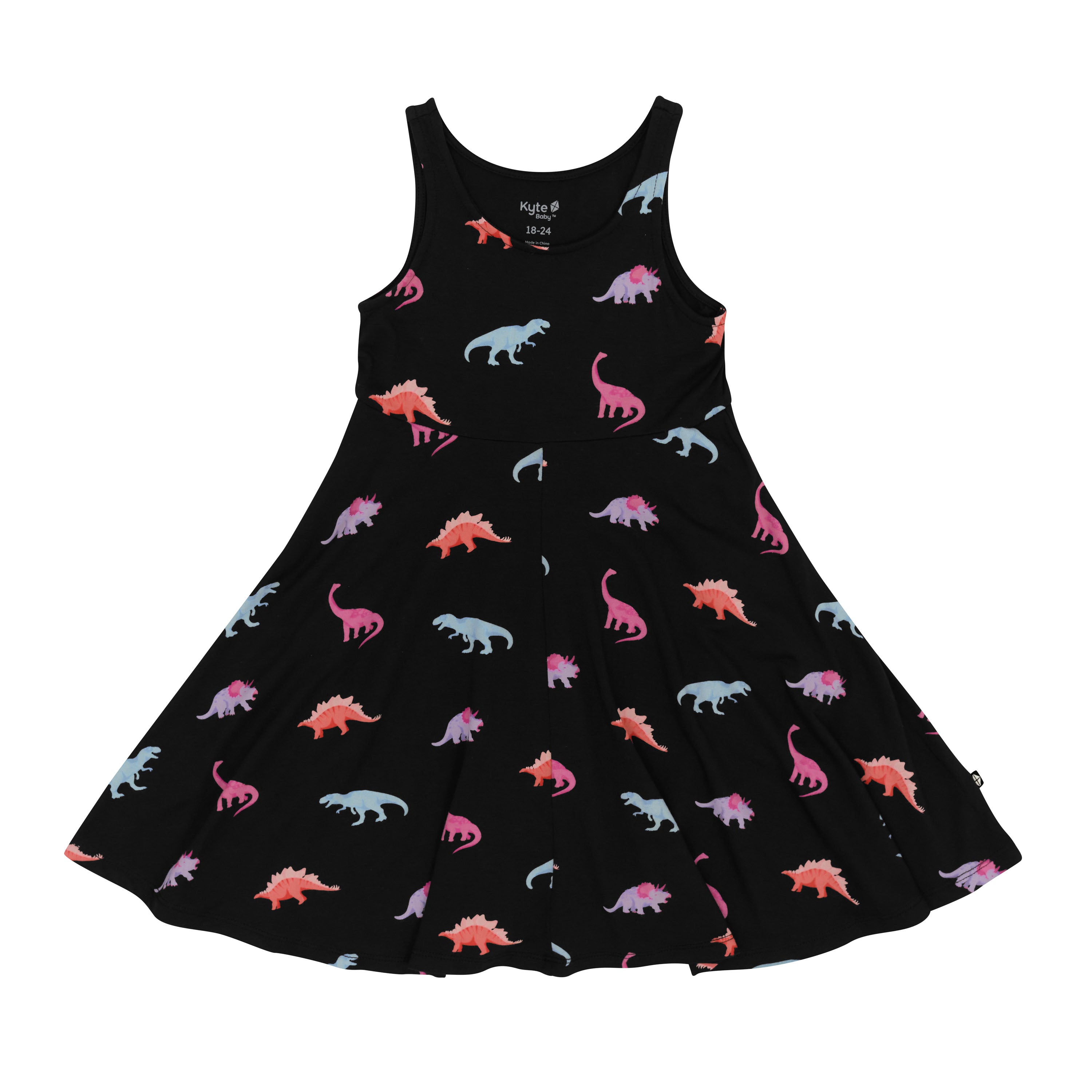 Midnight Roar Tank Twirl Dress - Flowy Summer Dress for Women, Perfect for Beach, Parties & Casual Outings