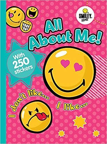 All About Me Journal with 250 Stickers - Creative Self-Expression Diary for Kids & Teens - Perfect for School, Memory Keeping, and Personal Growth