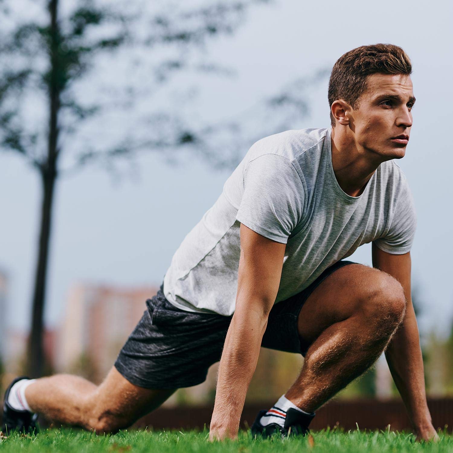 CE' CERDR Men's Quick Dry Workout Shirts - Performance Short Sleeve Athletic T-Shirts for Gym, Running & Outdoor Sports