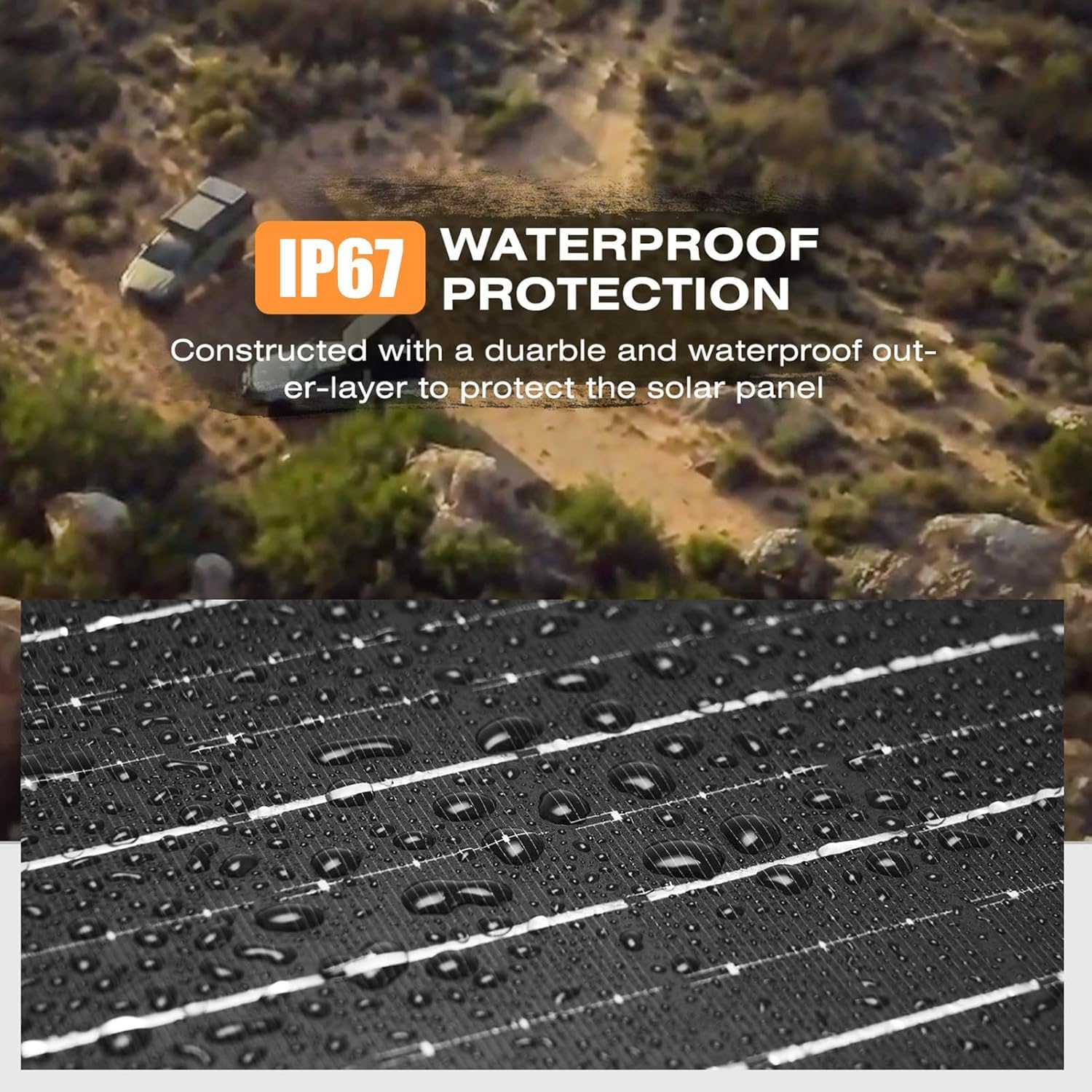 1000W Foldable Solar Panel - Portable Solar Suitcase with 25% High Efficiency, Durable & IP67 Waterproof - Ideal for Power Stations, RV, Camping, Off-Grid Living, Hurricane Preparedness, and Emergency Blackout Power Supply