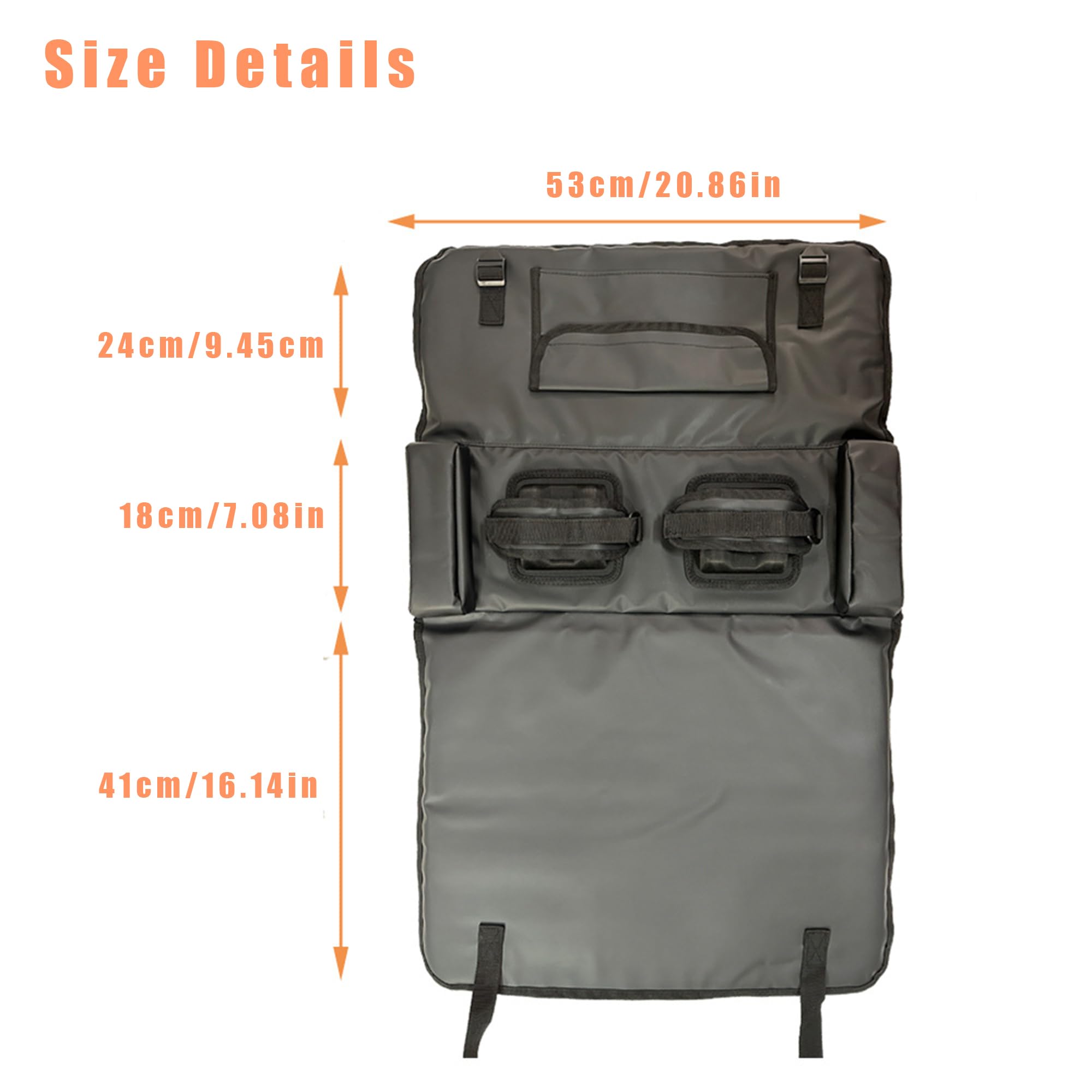 Best Tailgate Pad for Bikes - Fits Most Trucks & Holds Up to 2 Bikes - Durable Truck Tailgate Bike Pad with Convenient Tool Pockets - Perfect for Mountain Biking, Road Cycling & Outdoor Adventures