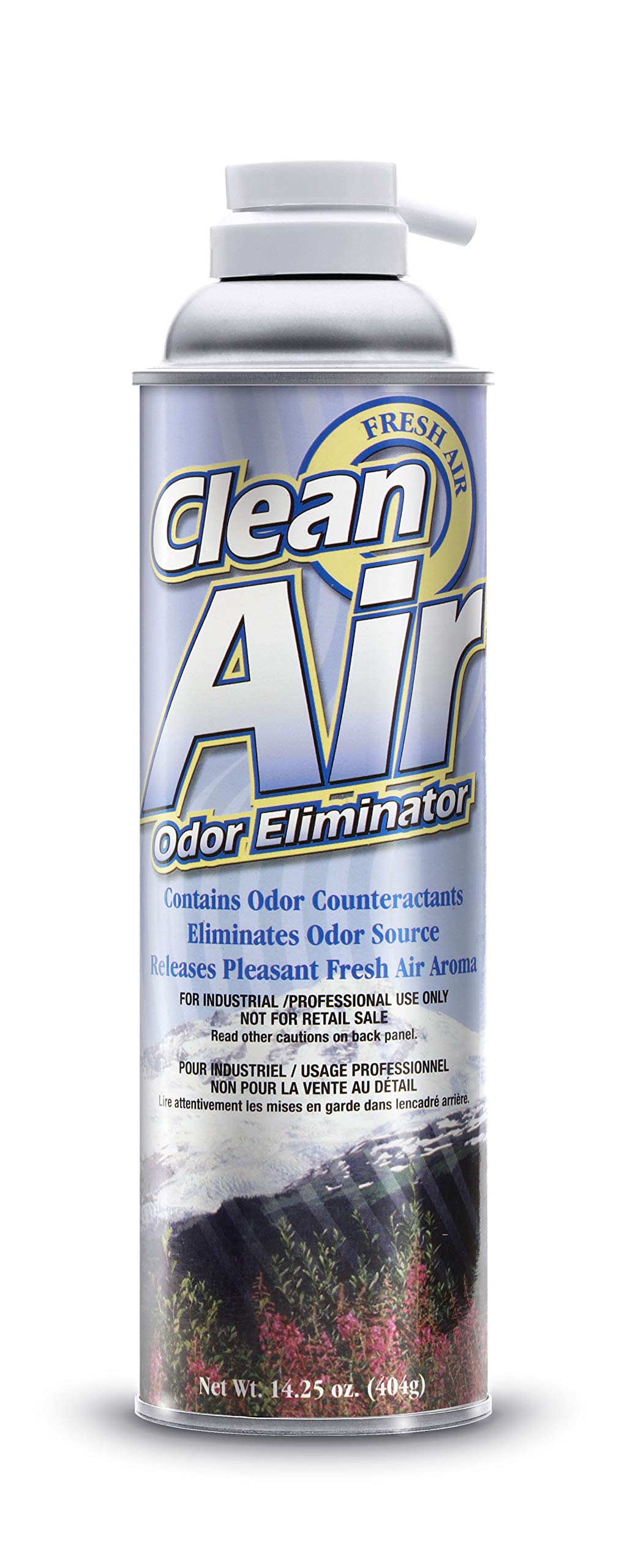 Clean Air Odor Eliminator & Room Freshener - 14.25oz Fresh Air Scent | Eliminates Pet, Smoke & Cooking Odors for Home, Office & Car