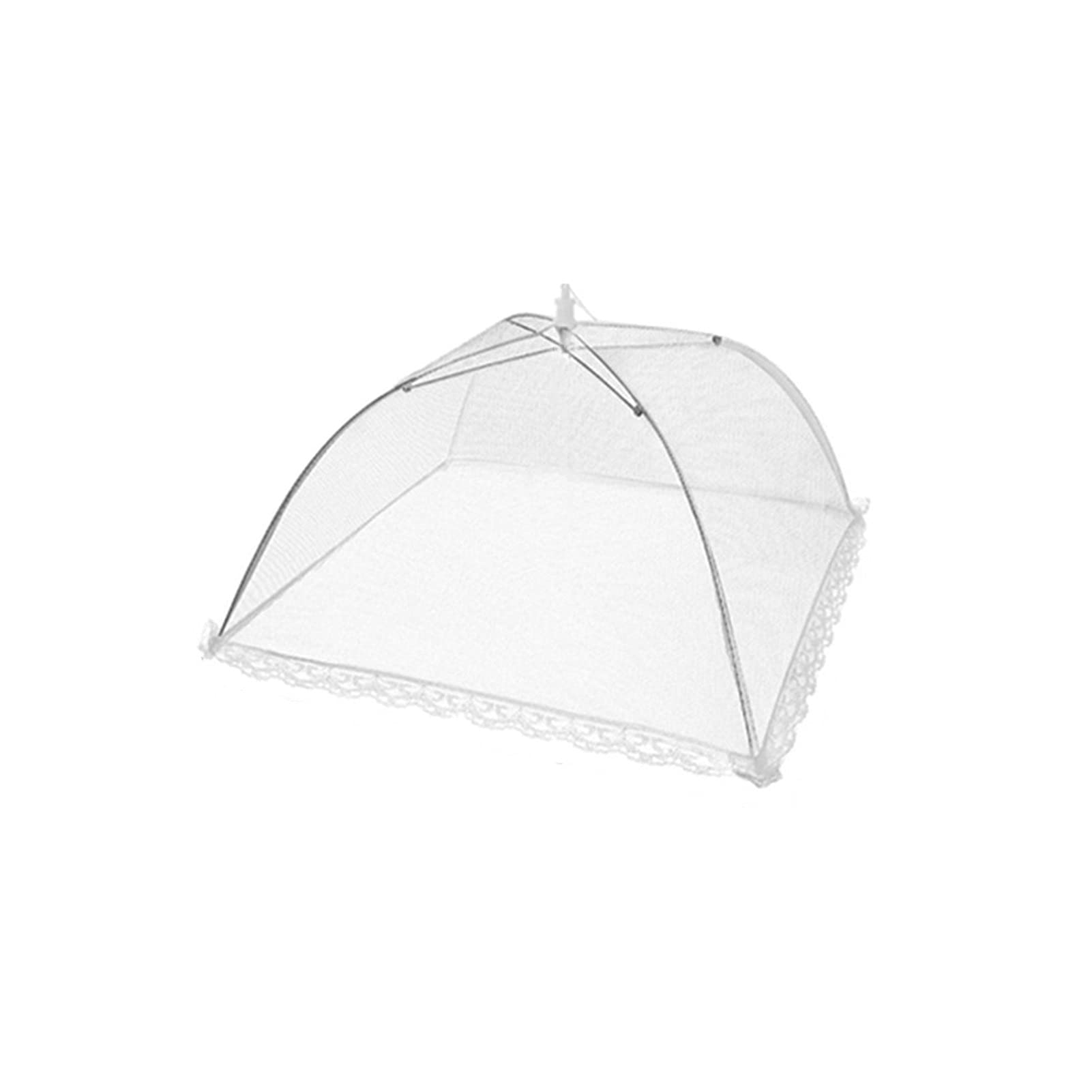 Pop Up Mesh Food Cover Tent - 32x32cm Large Dome Net Umbrella for Picnic, BBQ & Outdoor Dining - Breathable Insect Protector for Parties, Camping & Beach