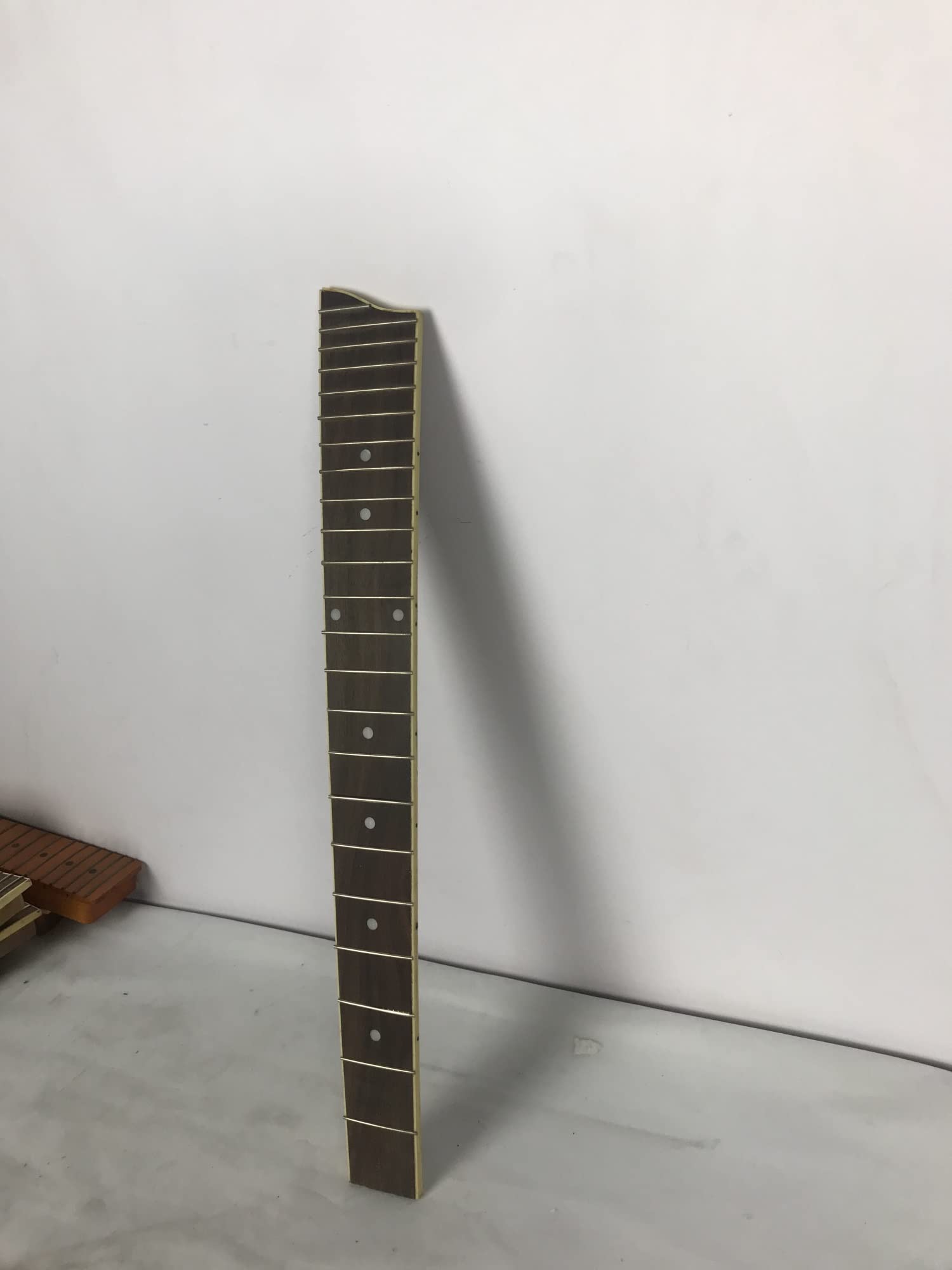 23-Fret Rosewood Fingerboard for Acoustic/Electric Guitar - Unfinished Solid Wood Replacement Neck Part | Perfect for Guitar Repair, Custom Builds & DIY Projects