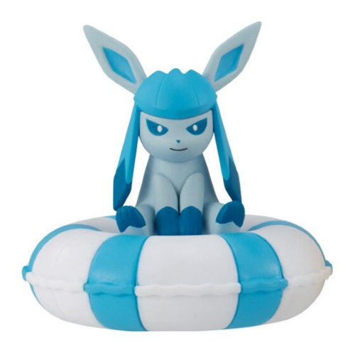 Bandai Pokemon Puka Puka Floating Ring Vol. 04 - 2 Inch Mini Collectible Figure for Bath Toys, Pool Floats & Kids Water Play