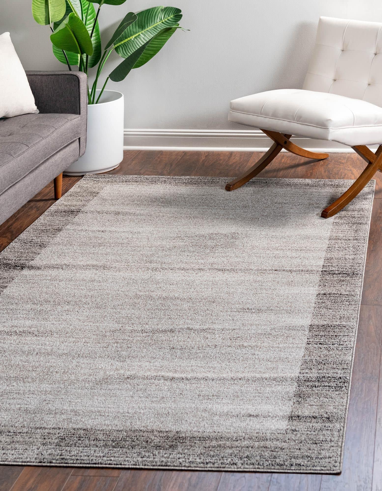 Angelica Collection 10' x 13' Light Gray Area Rug - Soft Medium Pile Living Room Carpet for Large Spaces, Dining Rooms & Open Floor Plans | Durable & Stylish Home Decor