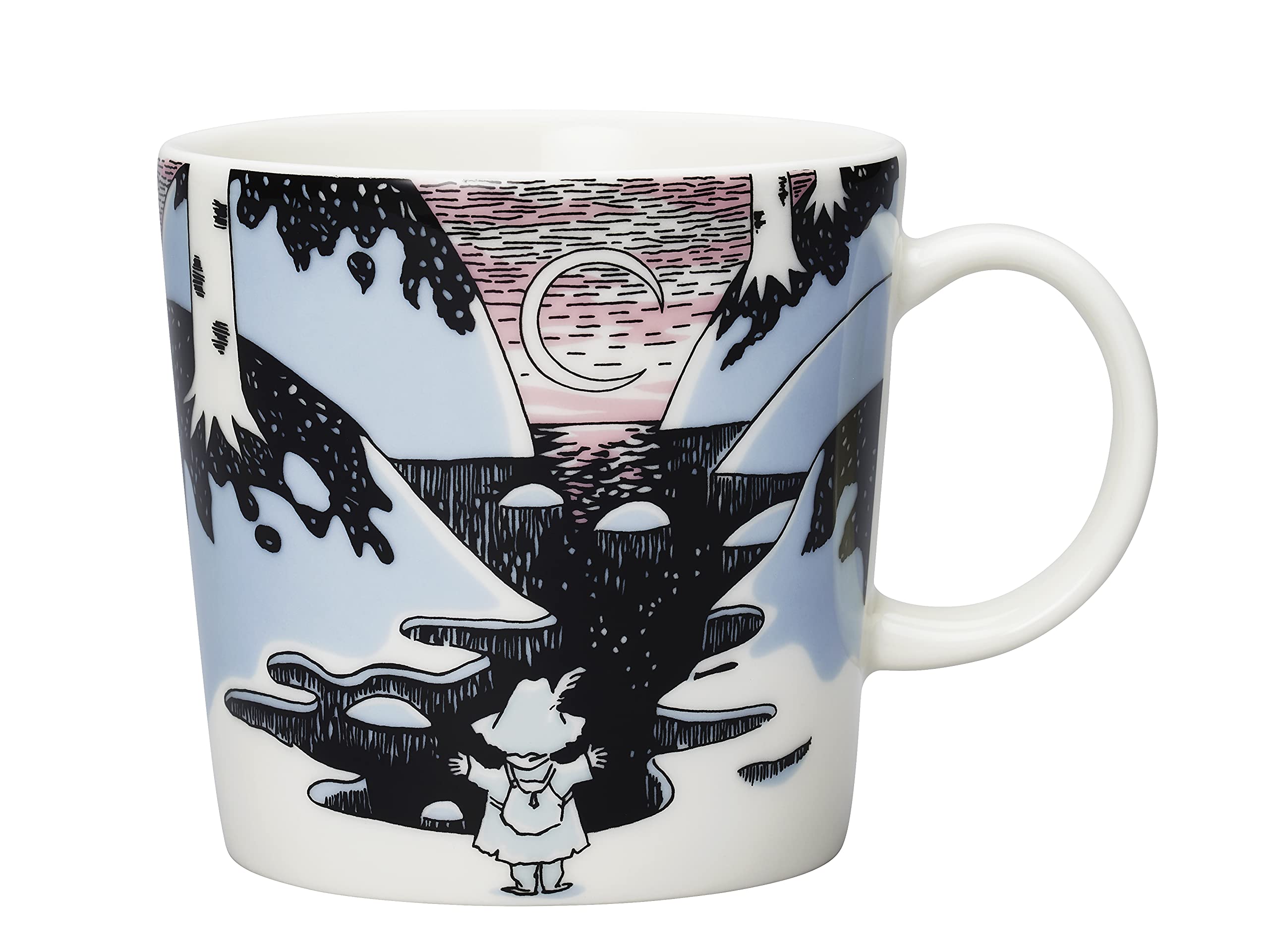 Moomin Day 2021 Special Edition Ceramic Coffee Mug with Gift Box - Blue, Pink, Black - Perfect for Tea, Coffee & Hot Chocolate at Home or Office