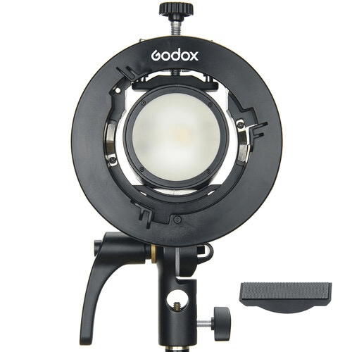 Godox S2 Speedlite Bracket for Bowens Mount - Universal Flash Bracket for Studio Photography, Portrait & Product Shooting - Perfect for Canon, Nikon, Sony DSLR Cameras