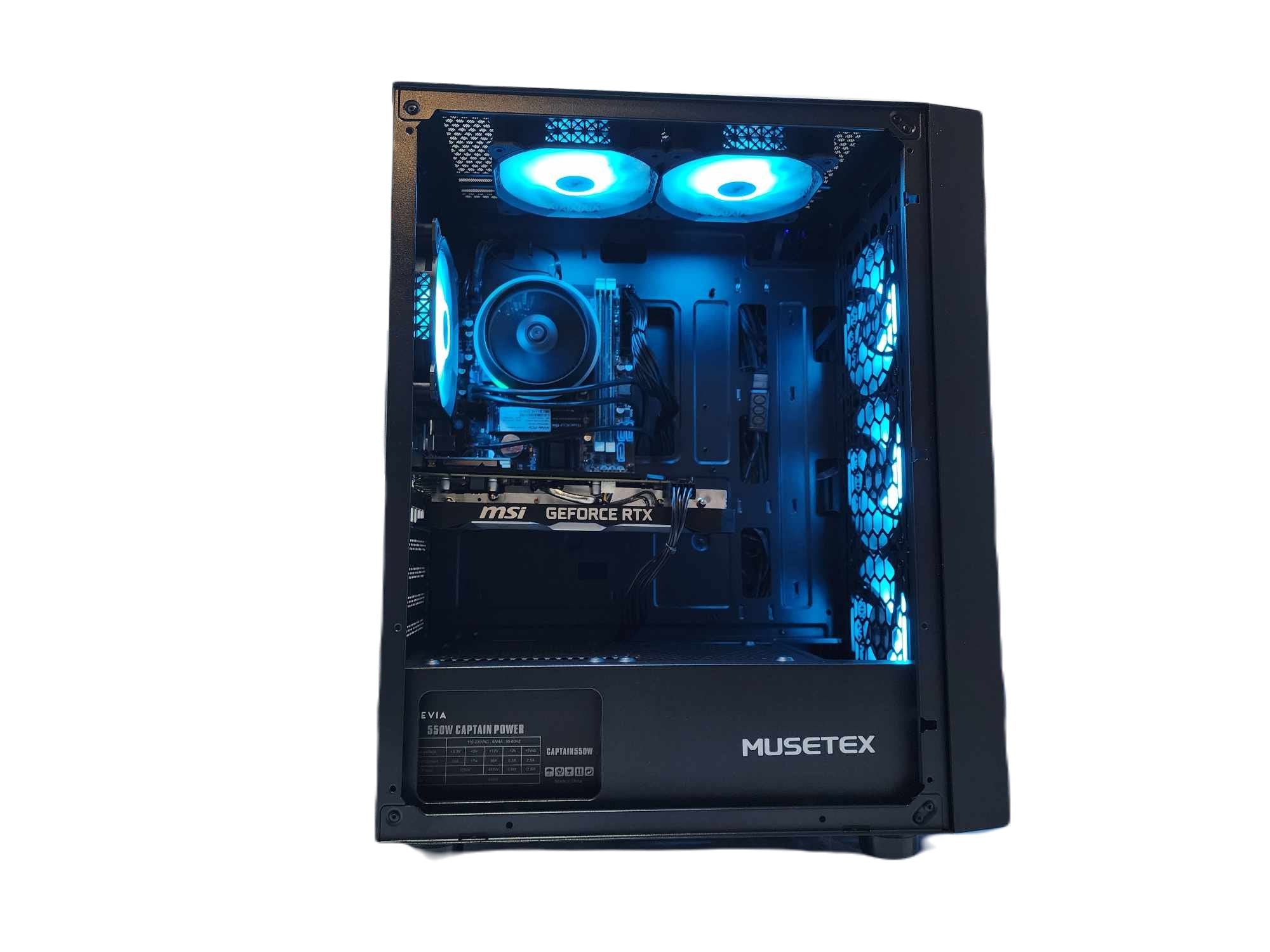 Pinnacle Gaming Desktop PC - AMD Ryzen 3, NVIDIA RTX 4060, 500GB/1TB/2TB SSD, 16GB/32GB/64GB RAM, Black A520 - Perfect for Esports, Streaming & High-Performance Gaming