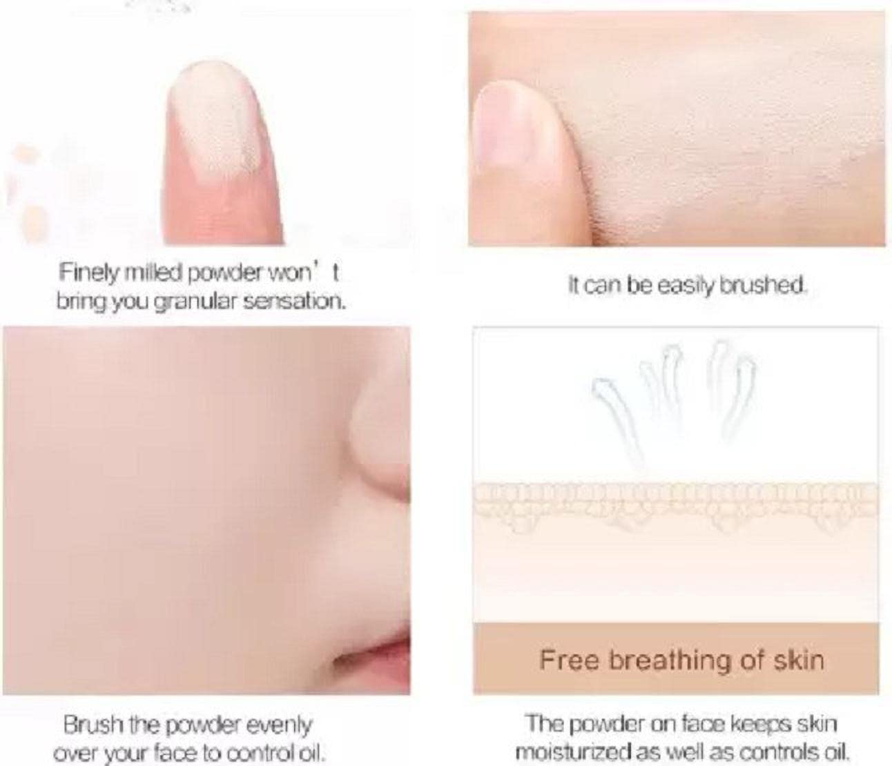 Professional Mineral Loose Powder for Makeup Setting - Long Lasting, Oil Control & Fair Skin Tone | Perfect for Daily Wear, Photo Shoots & Special Occasions
