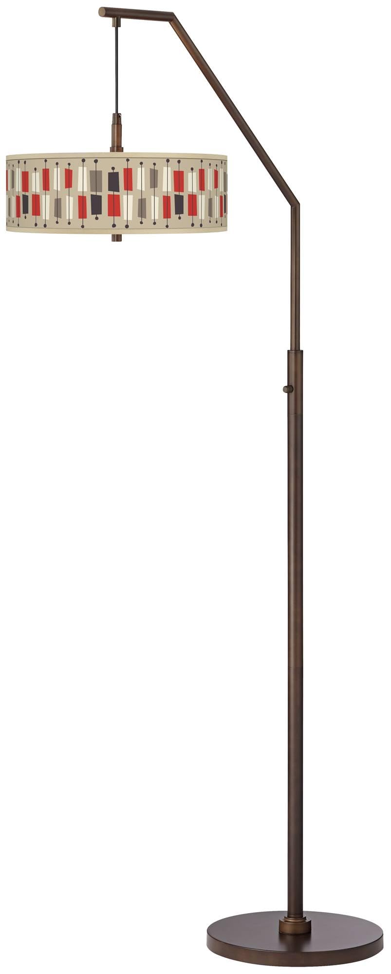 Rustic Farmhouse Arc Floor Lamp 71.5