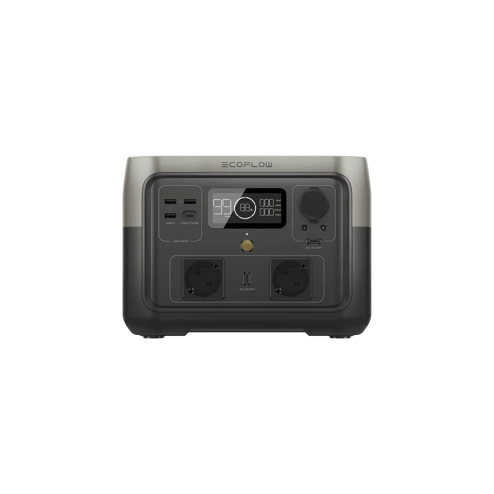 EcoFlow RIVER 2 Max Portable Power Station 288Wh | Solar Generator for Camping, RV, Emergencies | Fast Charging & Lightweight Backup Battery for Outdoor Adventures & Home Use