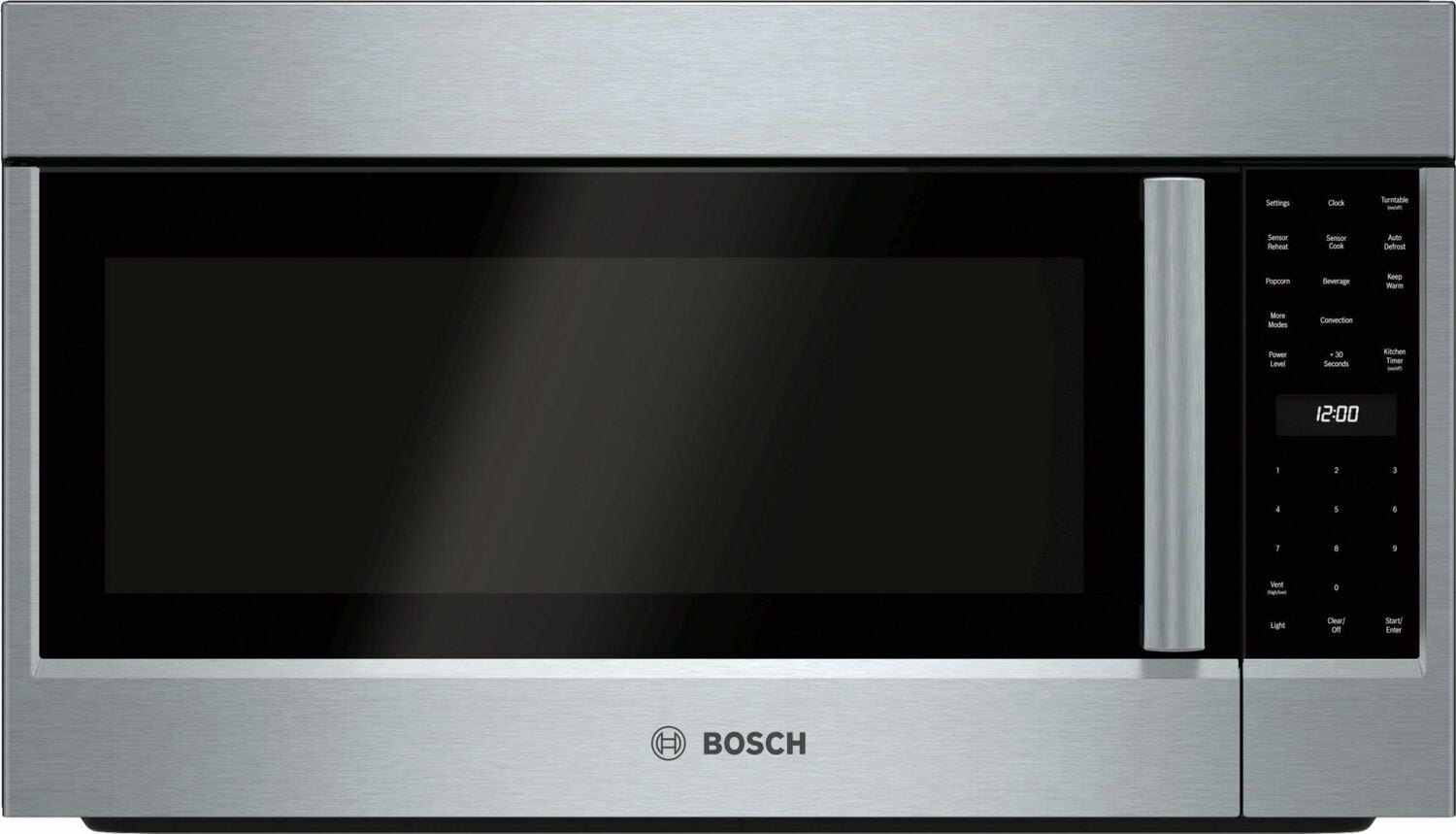 Bosch HMV8053U 800 Series Over-the-Range Microwave Oven with Sensor Cooking - Perfect for Modern Kitchens & Small Spaces