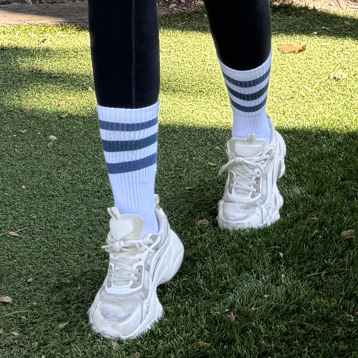 Soft Combed Cotton Crew Socks for Women - Breathable & Comfortable (Black, White, Red, Beige, Olive) - Perfect for Daily Wear, Workouts & Casual Outfits